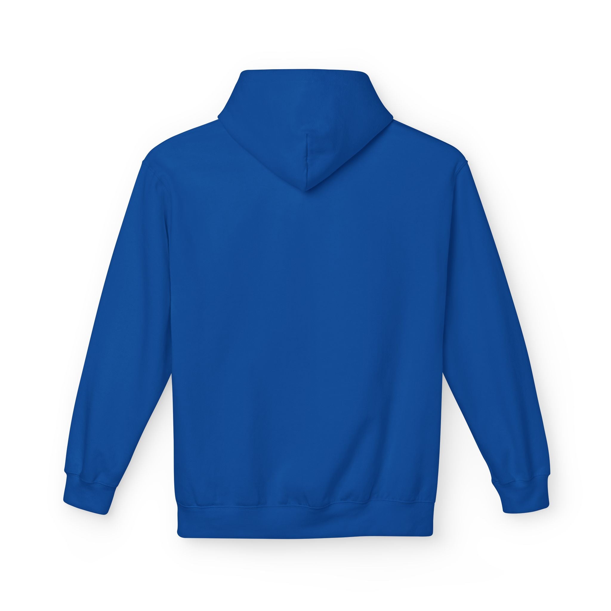 Never Typography Hoodie — Brown Casual Graphic Pullover