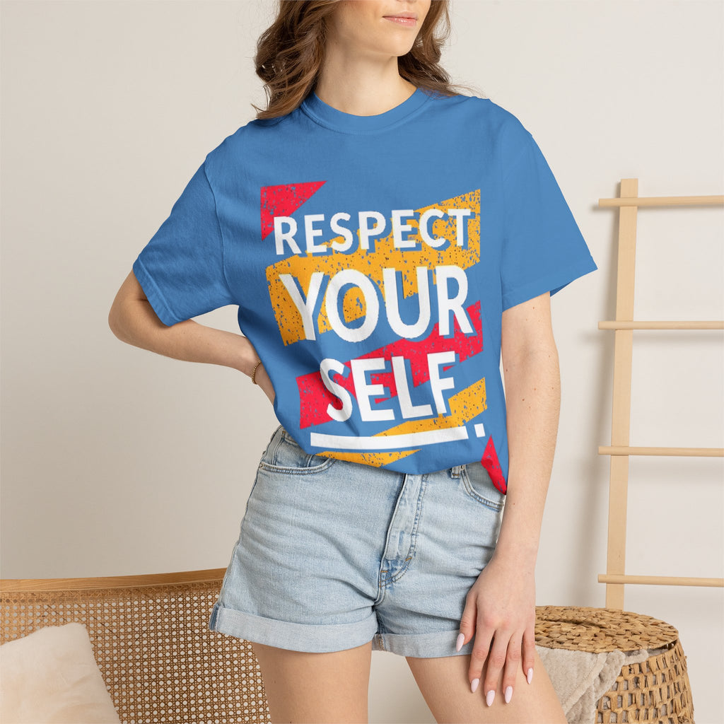 Respect Your Self T-Shirt — Empowerment Graphic Tee for Self-Care & Mental Health