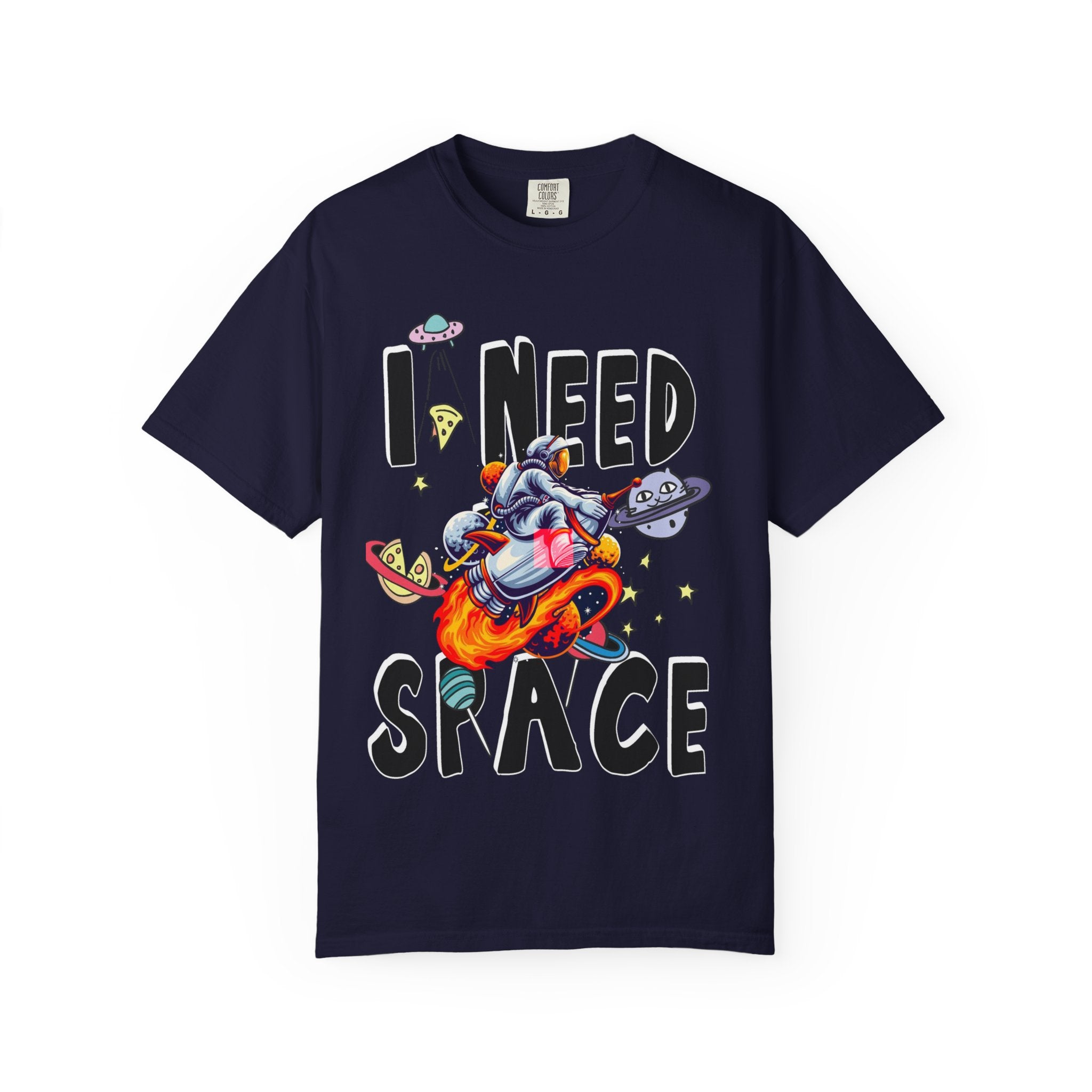 I Need Space T-Shirt — Funny Space Cartoon Astronaut Tee