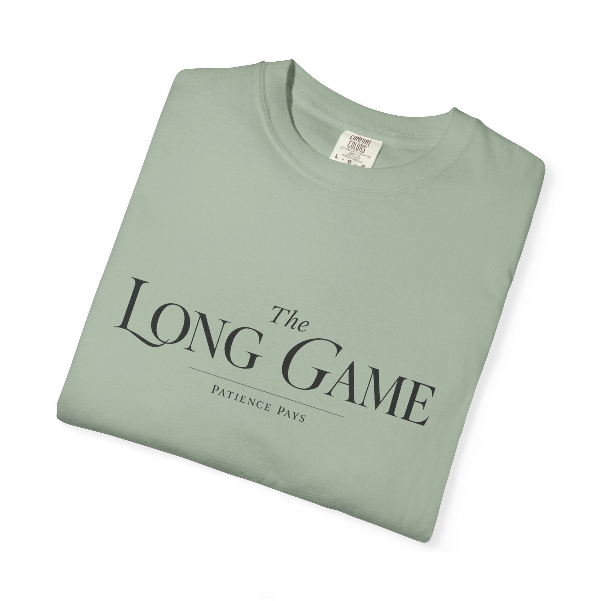 The Long Game T-Shirt — Minimalist Script Tee