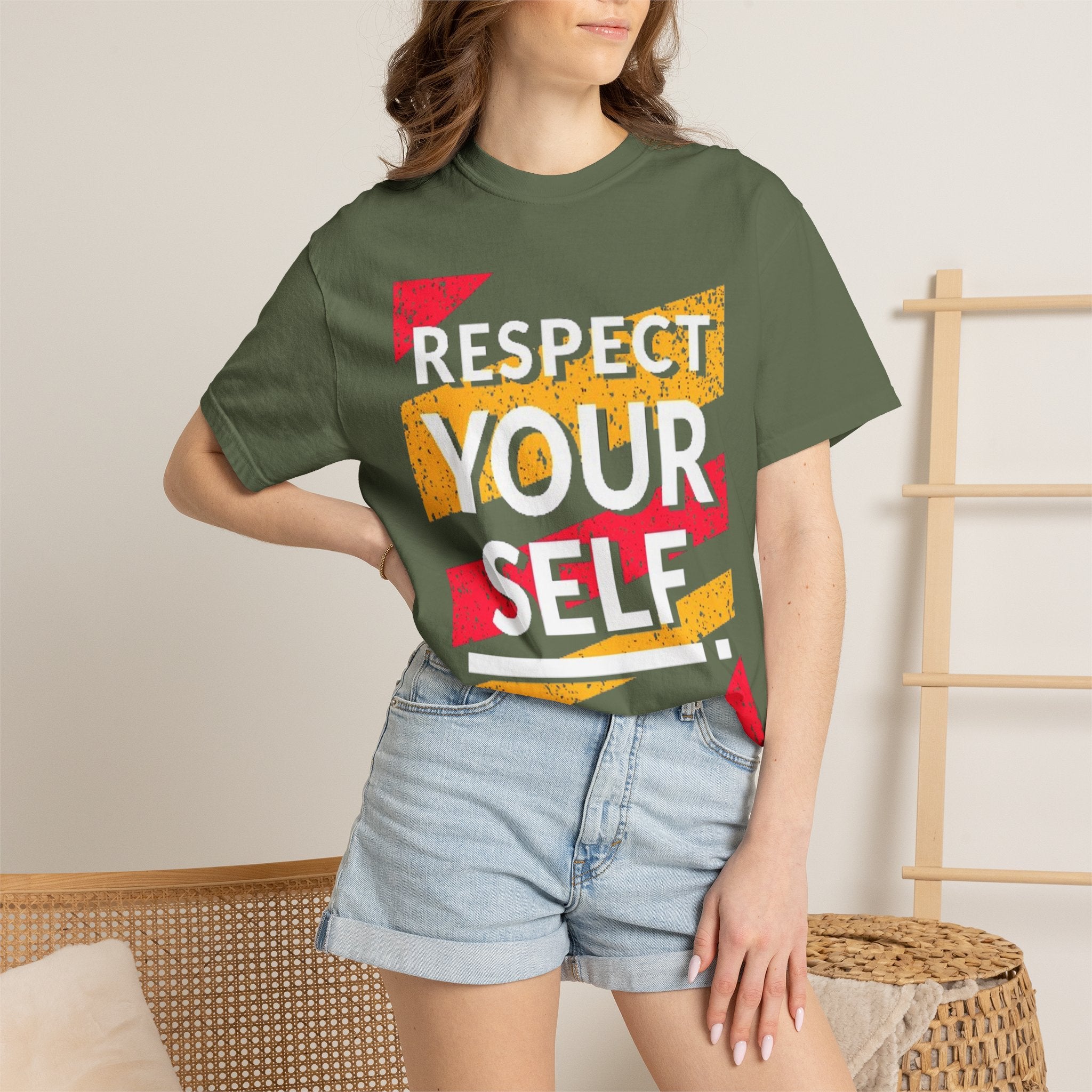 Respect Your Self T-Shirt — Empowerment Graphic Tee for Self-Care & Mental Health