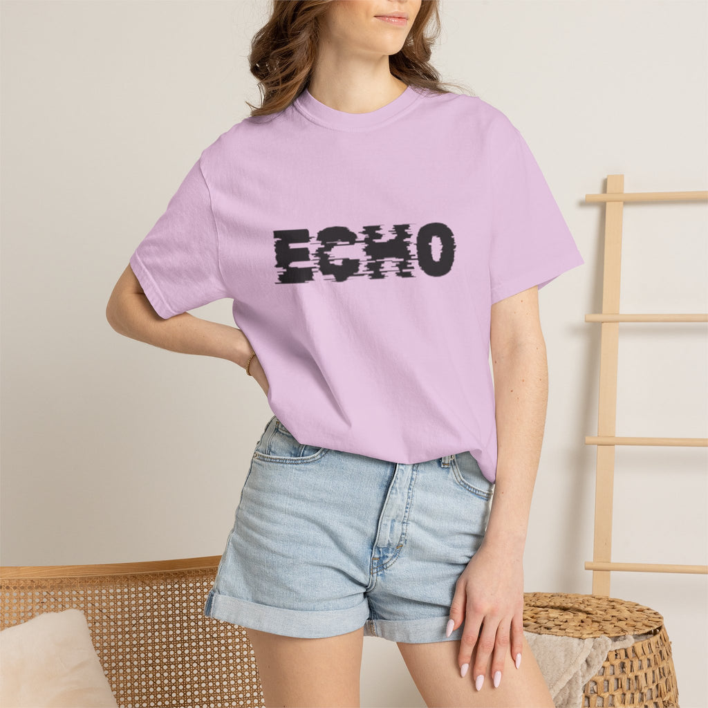 Echo Distorted Logo T-Shirt