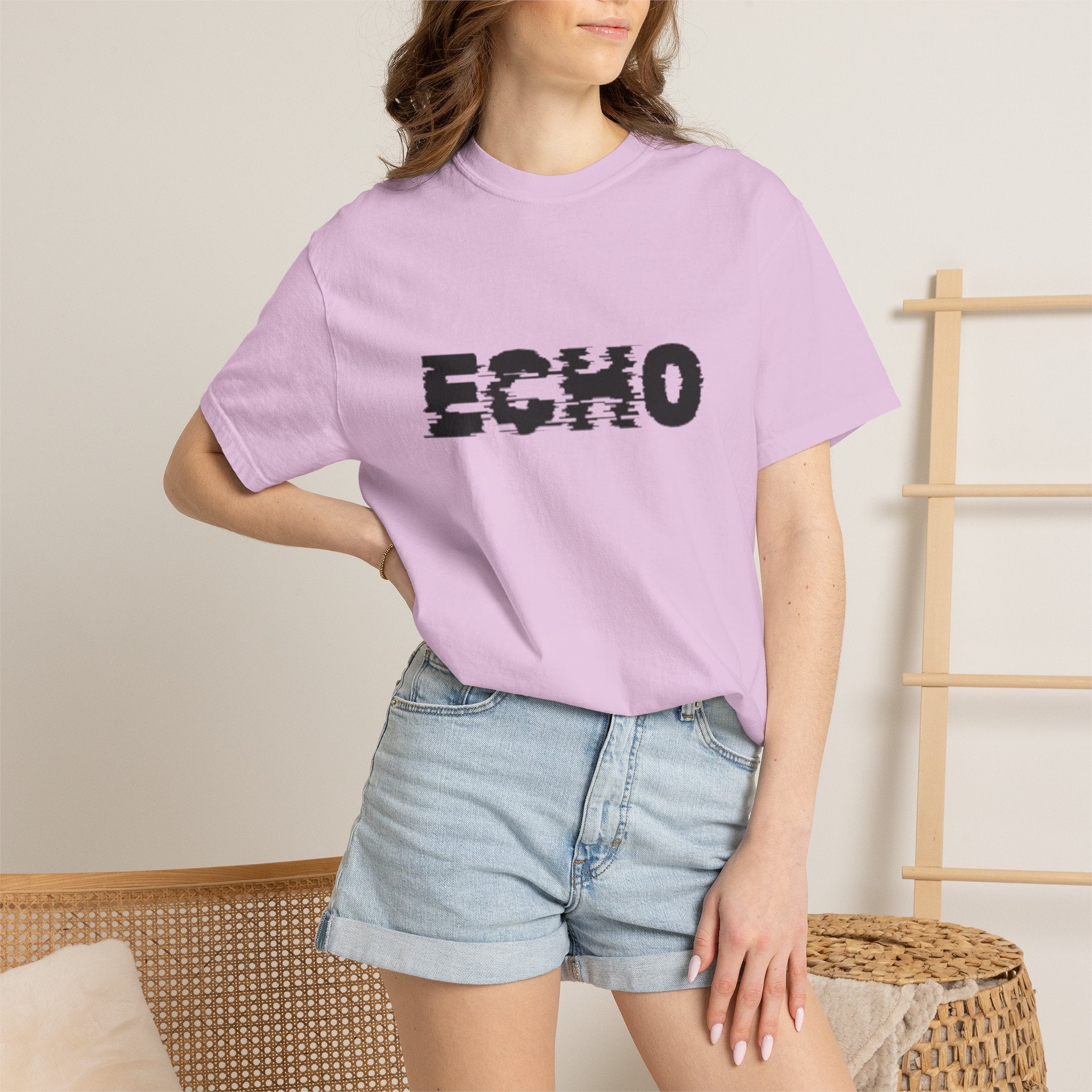 Echo Distorted Logo T-Shirt