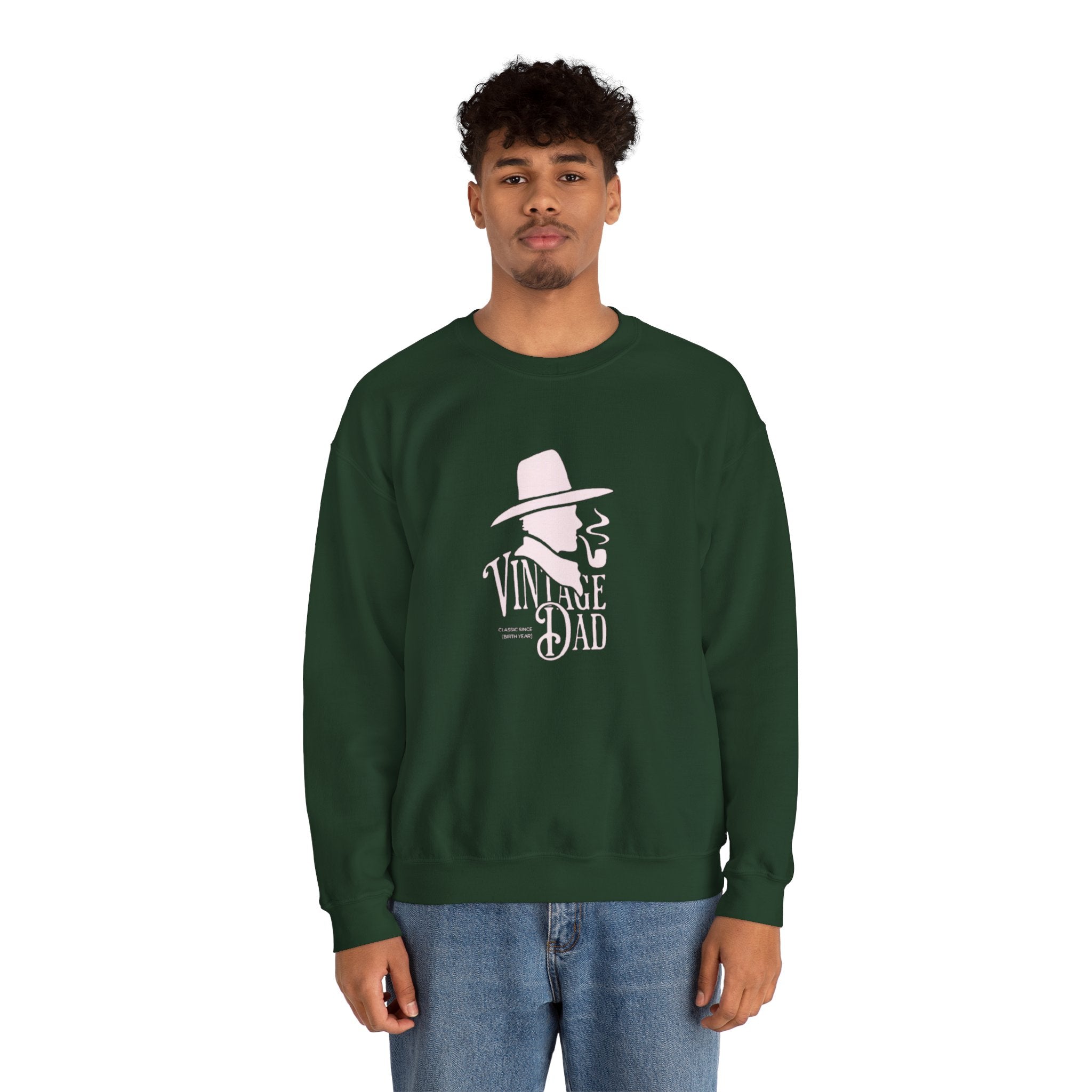 Crewneck Sweatshirt — Pink Cowboy Hat Graphic ‘Howdy’ Retro Western Pullover