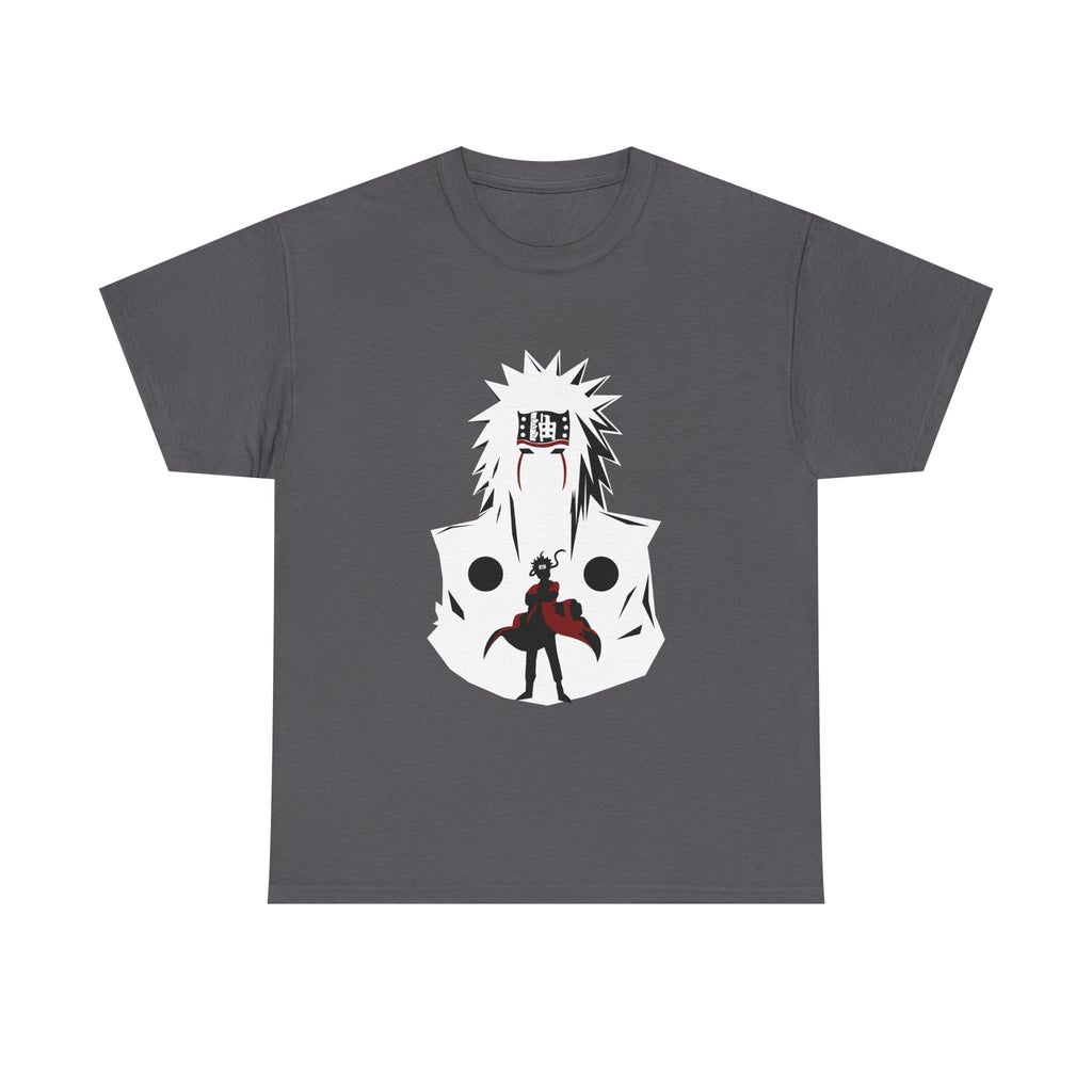 Anime Shadow Warrior T-Shirt — Silhouette Battle Graphic Tee