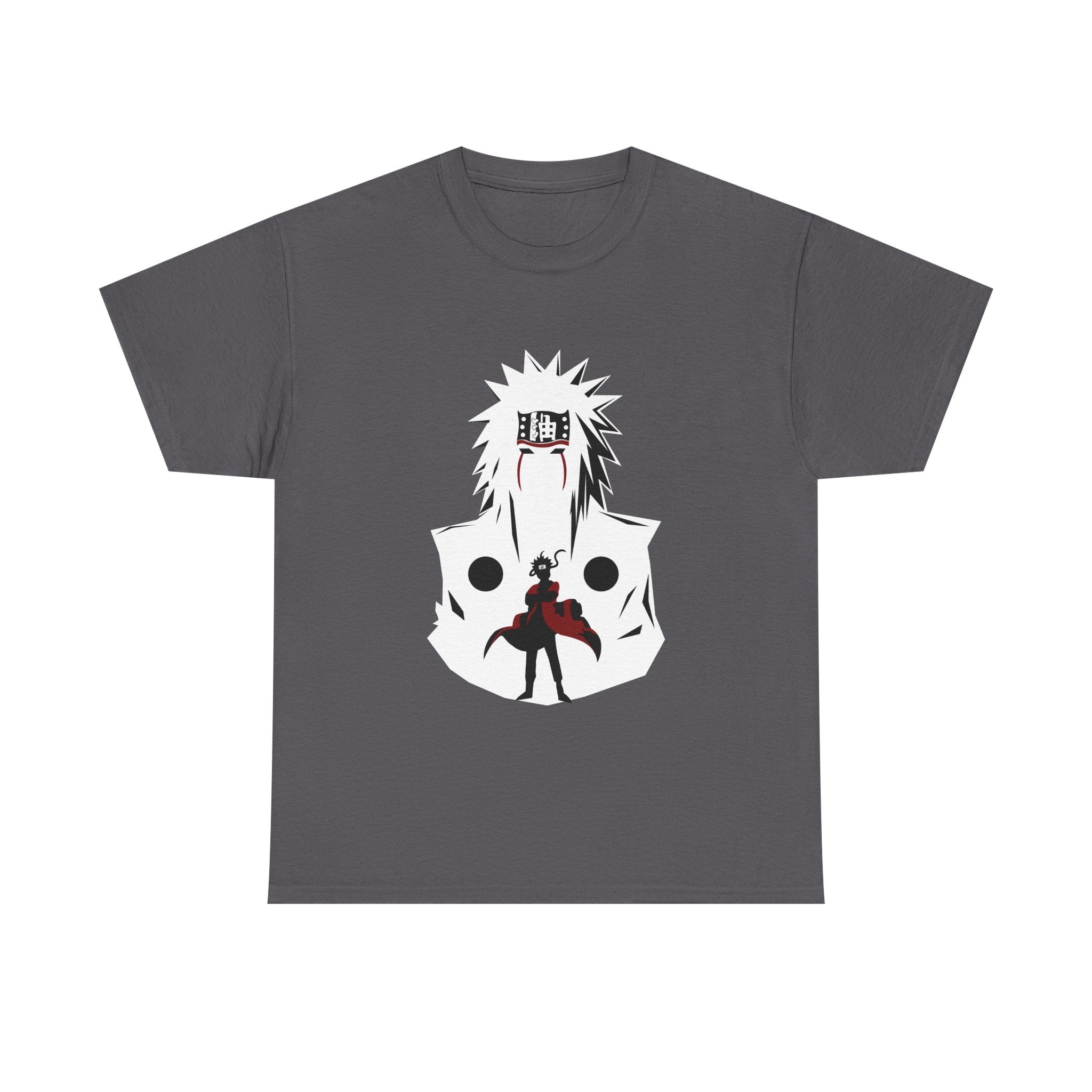 Anime Shadow Warrior T-Shirt — Silhouette Battle Graphic Tee
