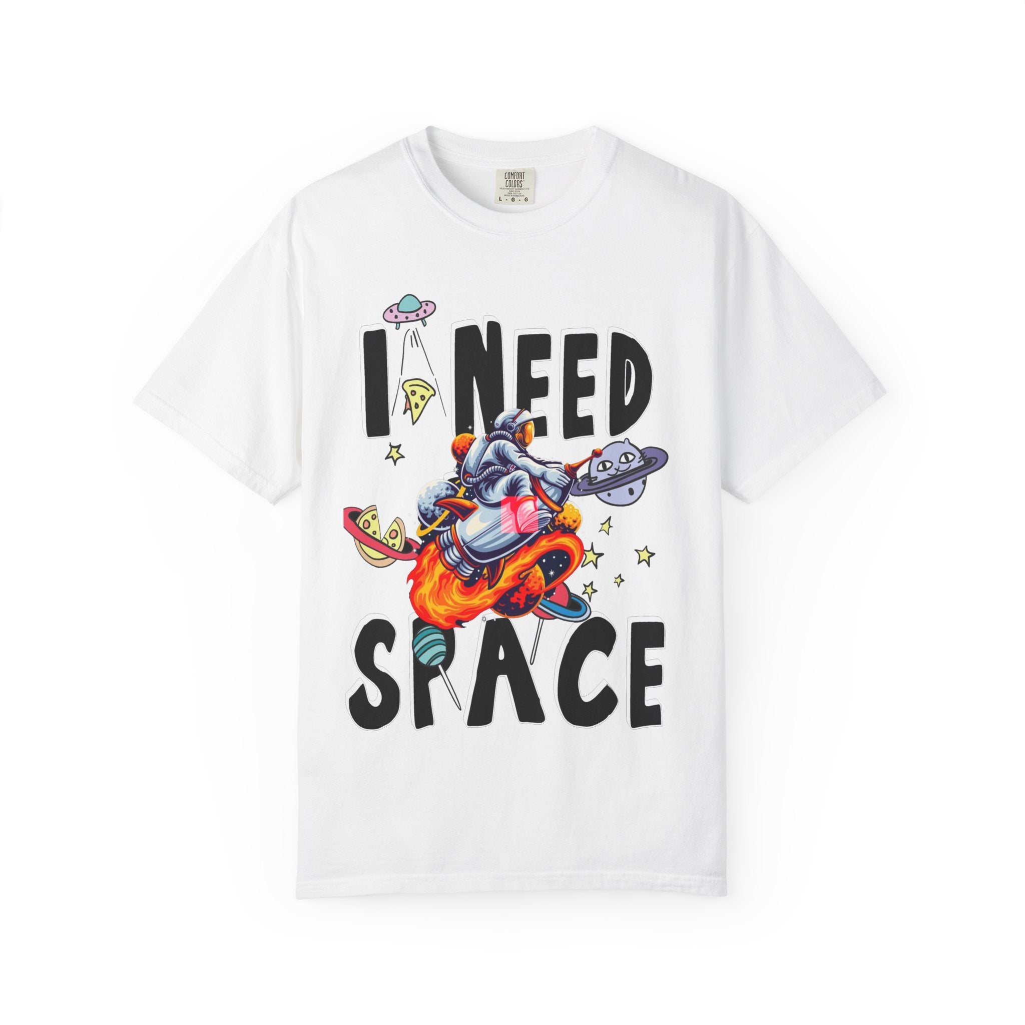 I Need Space T-Shirt — Funny Space Cartoon Astronaut Tee