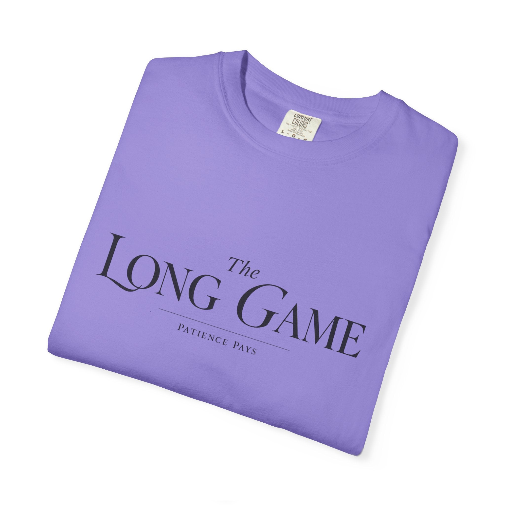 The Long Game T-Shirt — Minimalist Script Tee