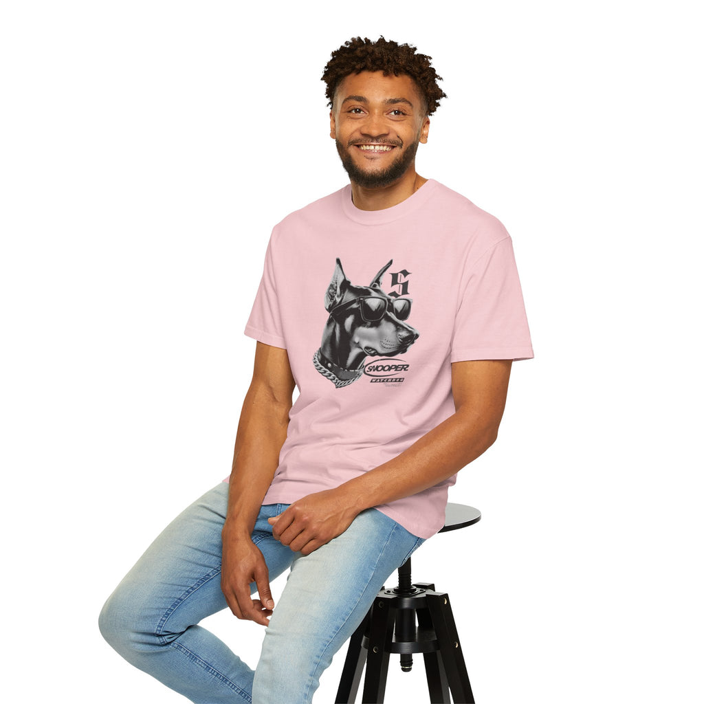 Doberman Sunglasses Graphic T-Shirt — "Snooper" Streetwear Tee