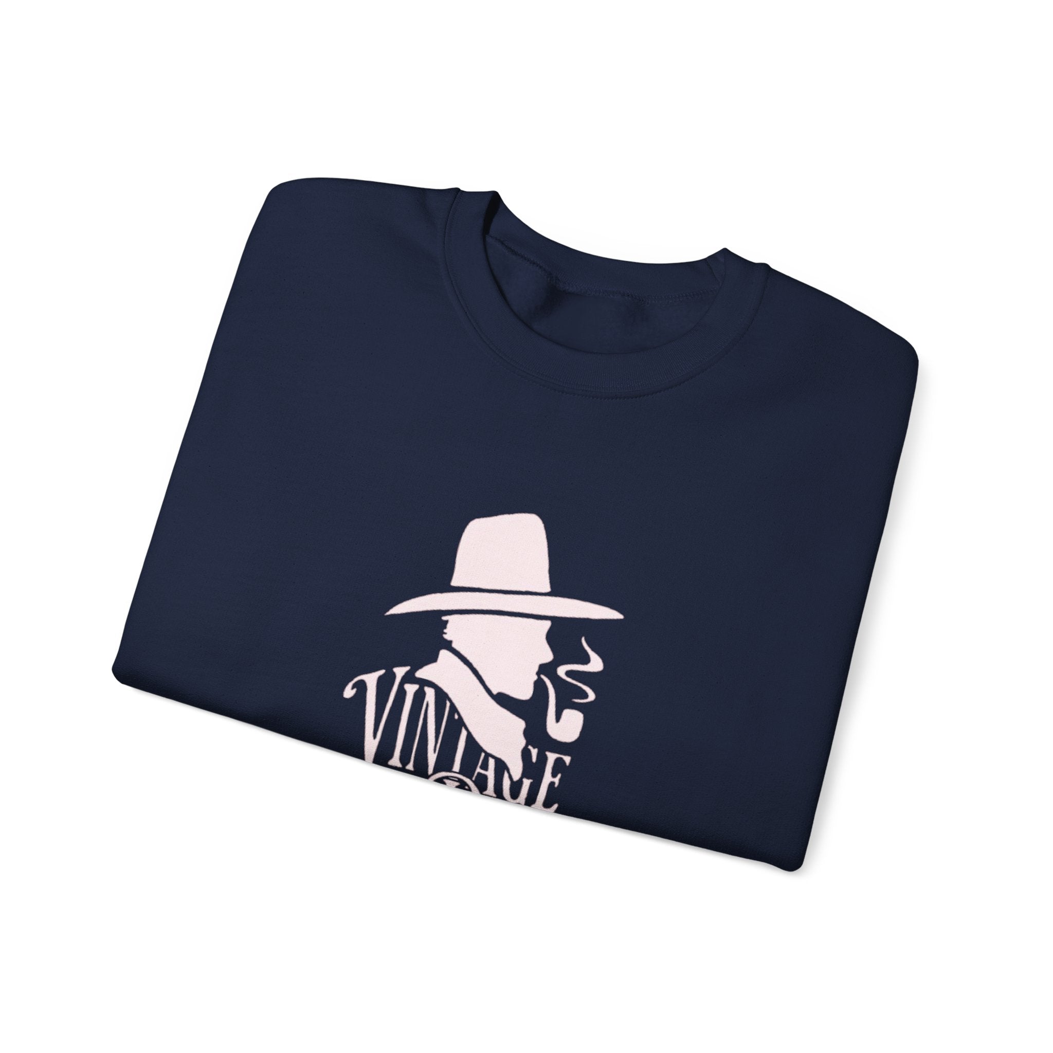 Crewneck Sweatshirt — Pink Cowboy Hat Graphic ‘Howdy’ Retro Western Pullover