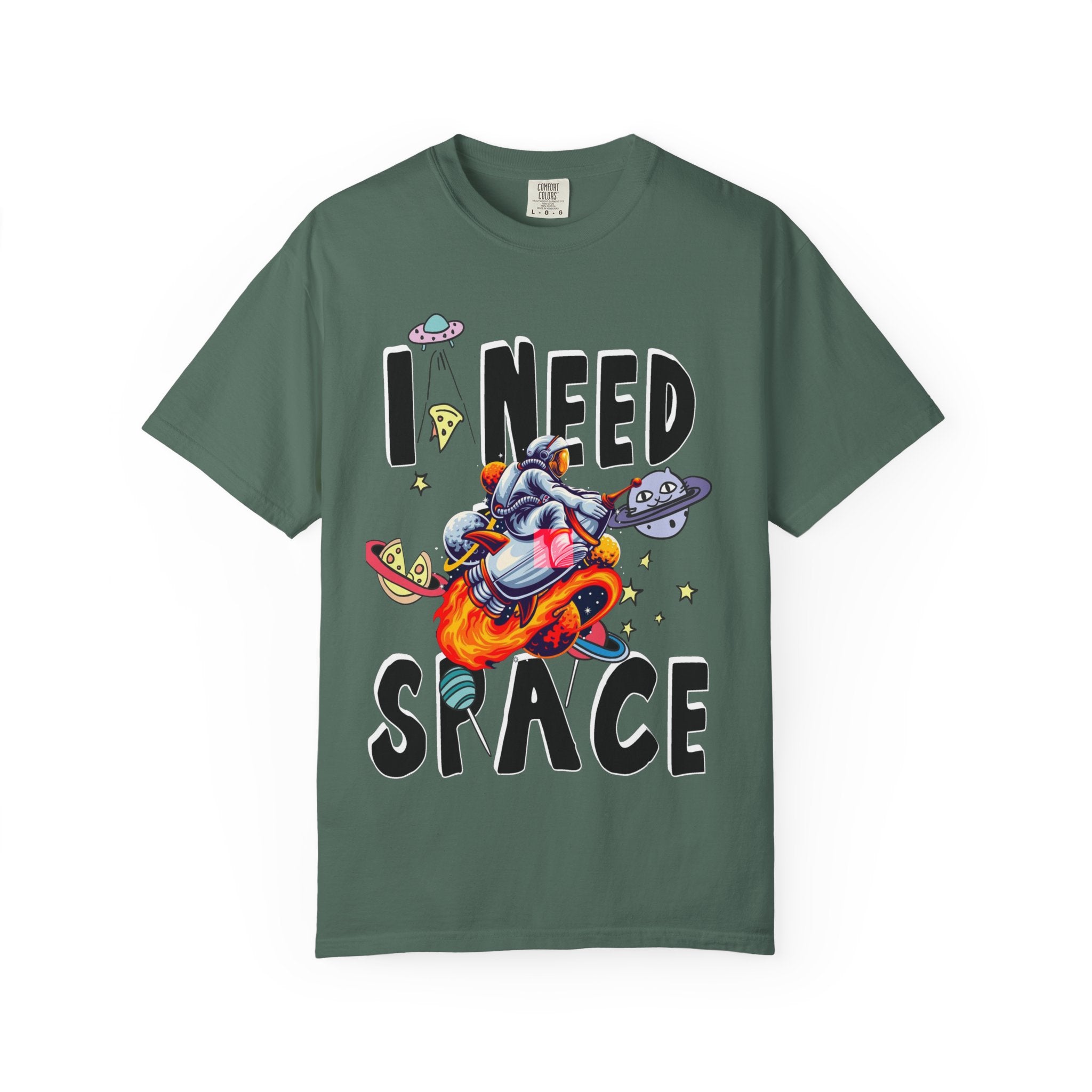 I Need Space T-Shirt — Funny Space Cartoon Astronaut Tee