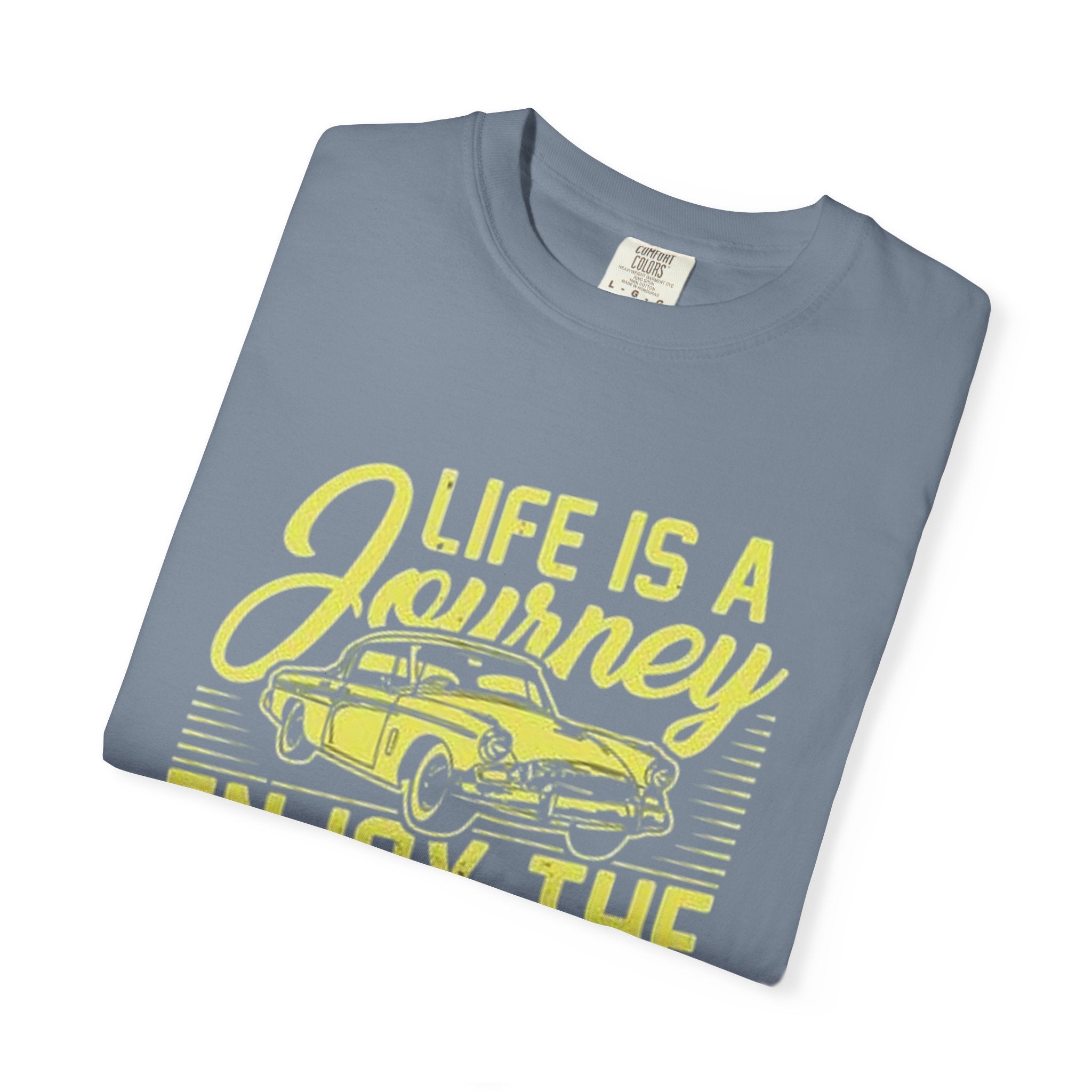 Enjoy The Ride T-Shirt — 'Life Is A Journey' Vintage Car Tee