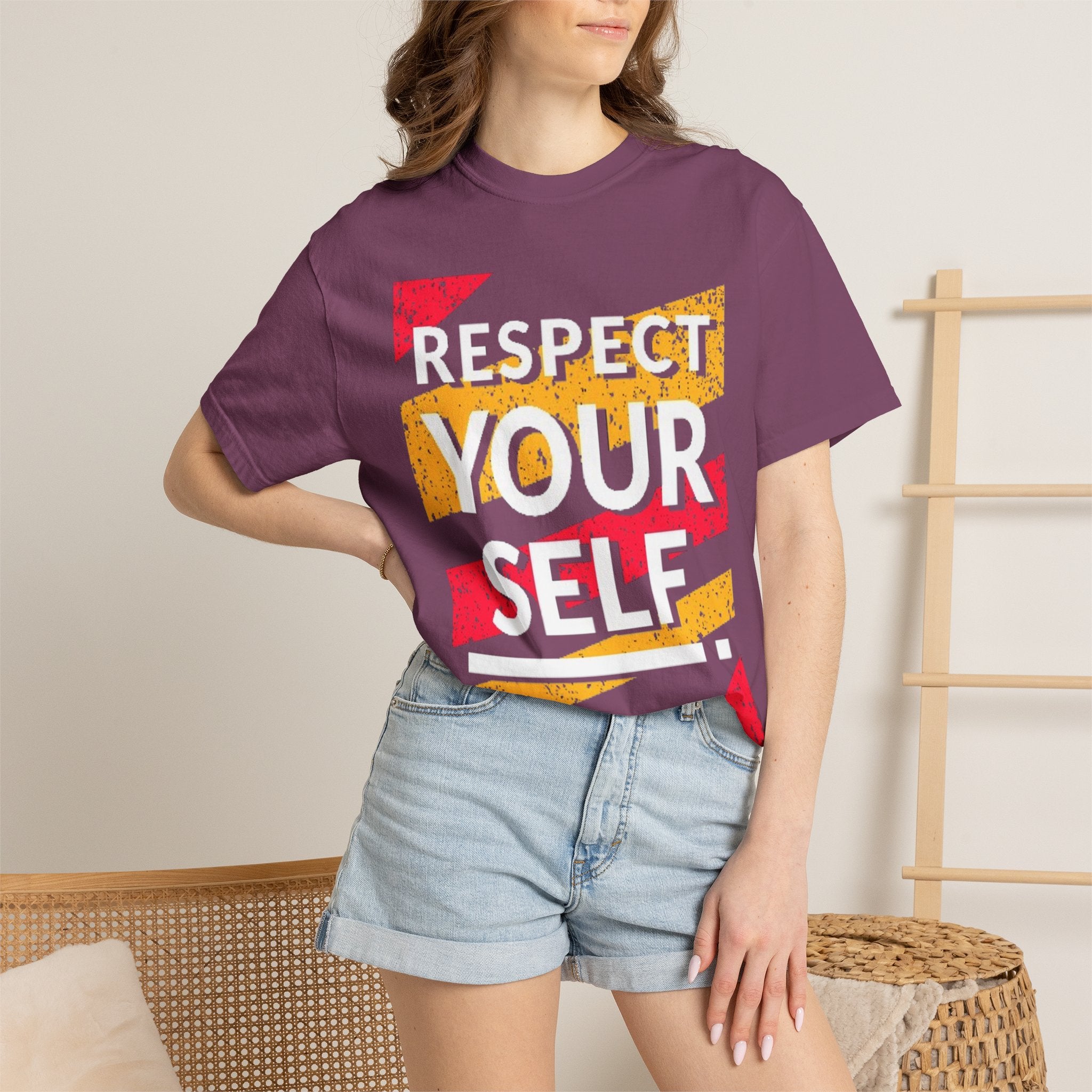 Respect Your Self T-Shirt — Empowerment Graphic Tee for Self-Care & Mental Health