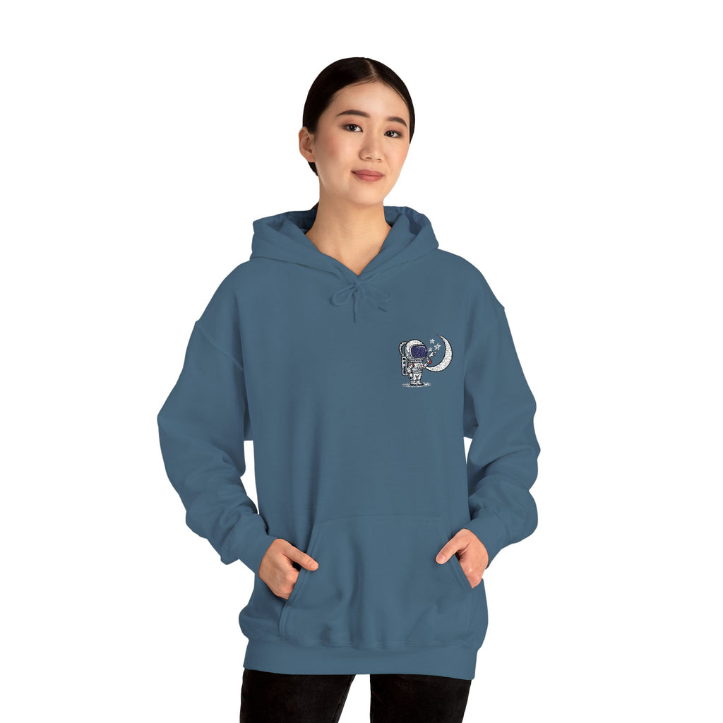 Skull Moon Hoodie — Gothic Night Sky Graphic Sweatshirt