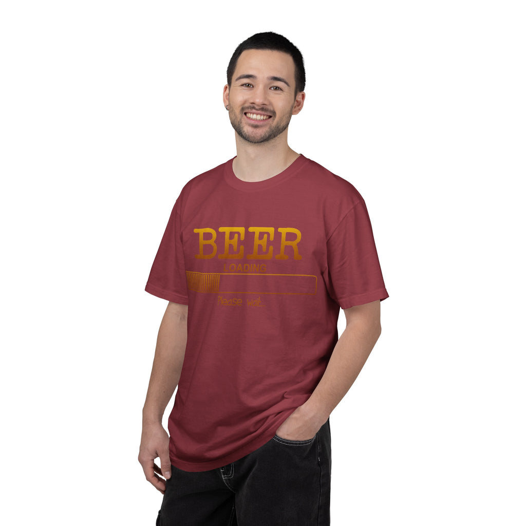 Beer Loading T‑Shirt — Funny 'Please Wait' Drinking Tee