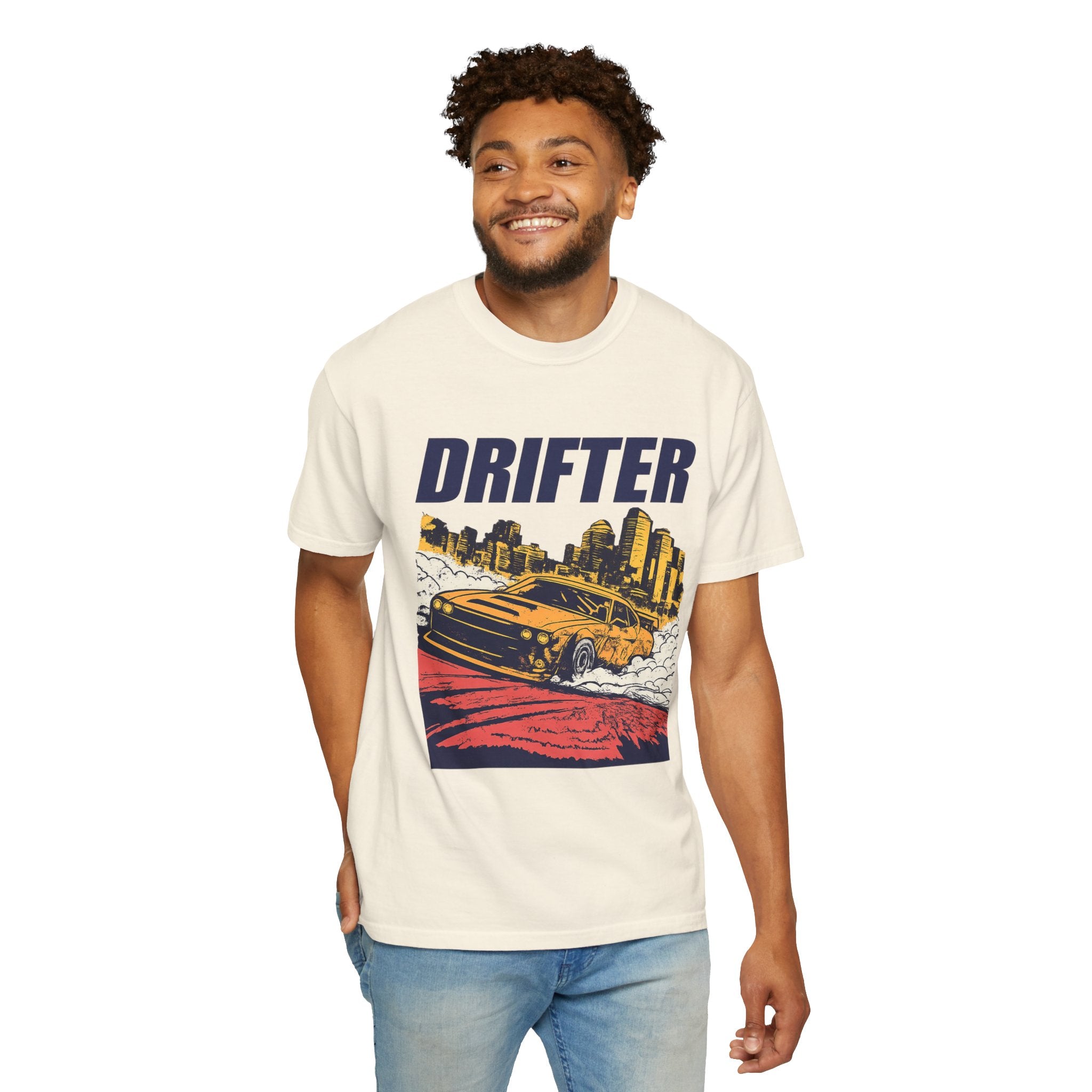 Drifter Street Racing T-Shirt — Retro Drift Car Graphic Tee