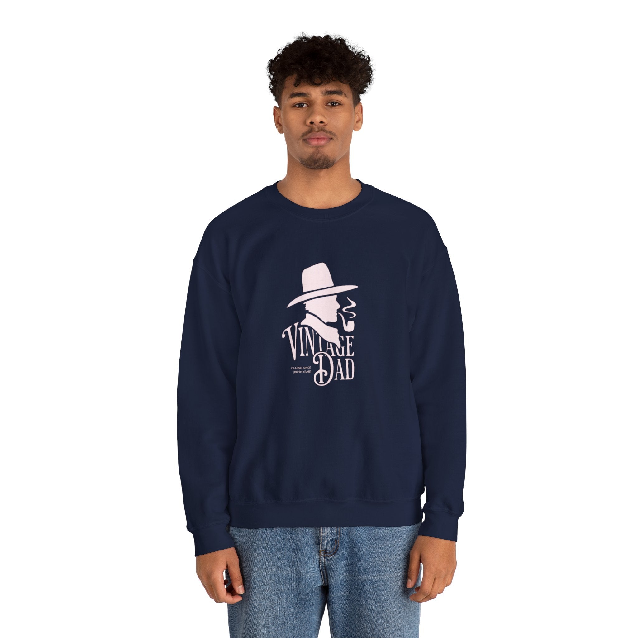 Crewneck Sweatshirt — Pink Cowboy Hat Graphic ‘Howdy’ Retro Western Pullover