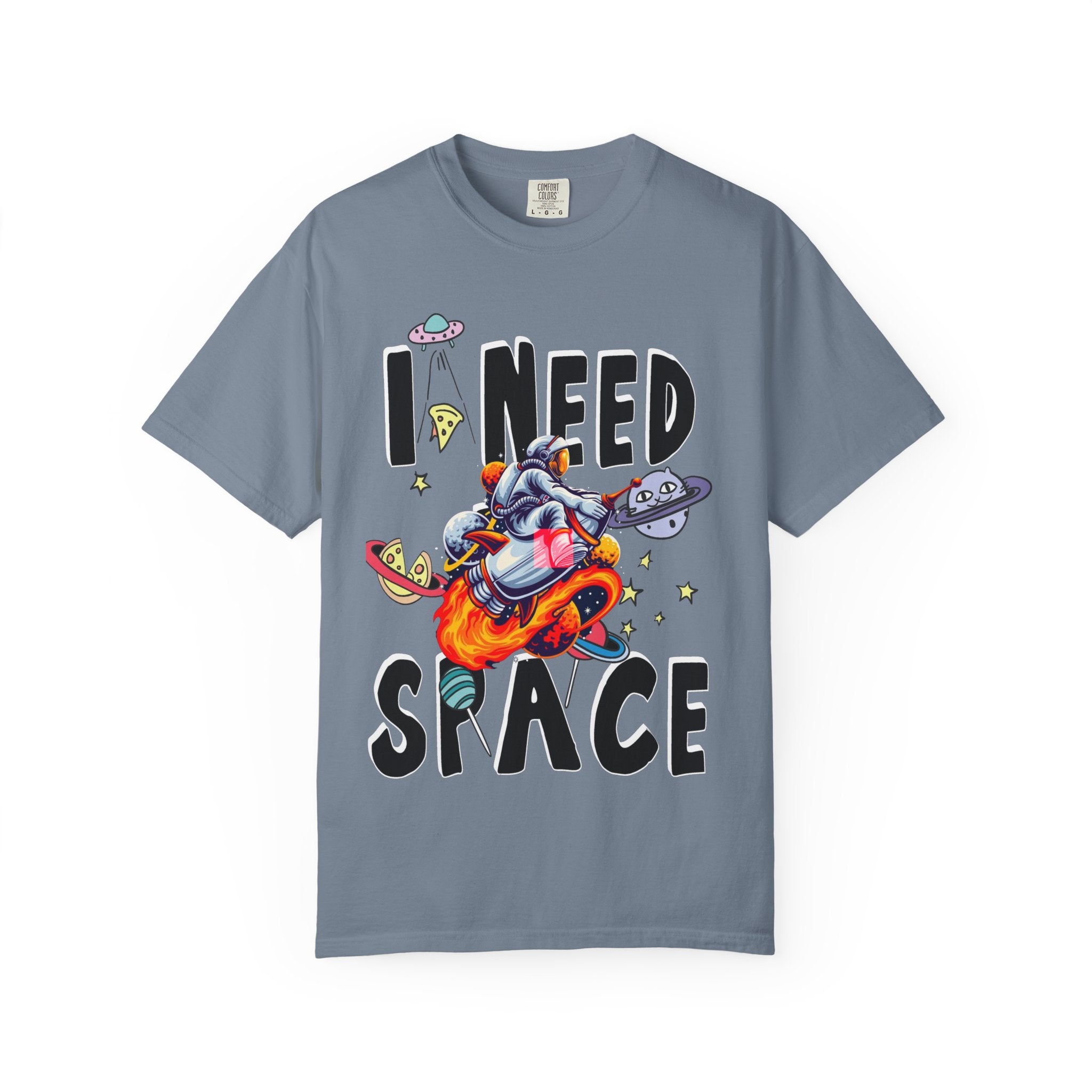 I Need Space T-Shirt — Funny Space Cartoon Astronaut Tee