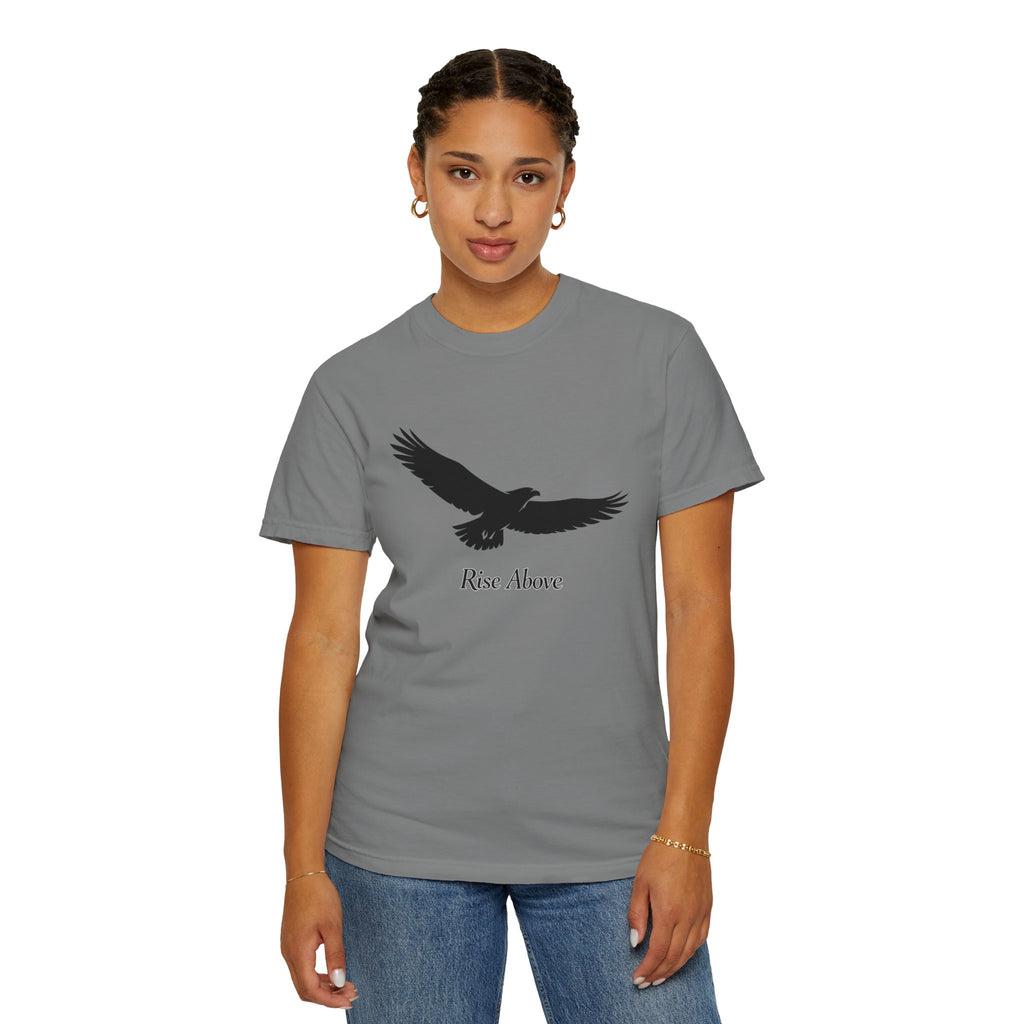 Rise Above Eagle T-Shirt — Inspirational Eagle Graphic Tee