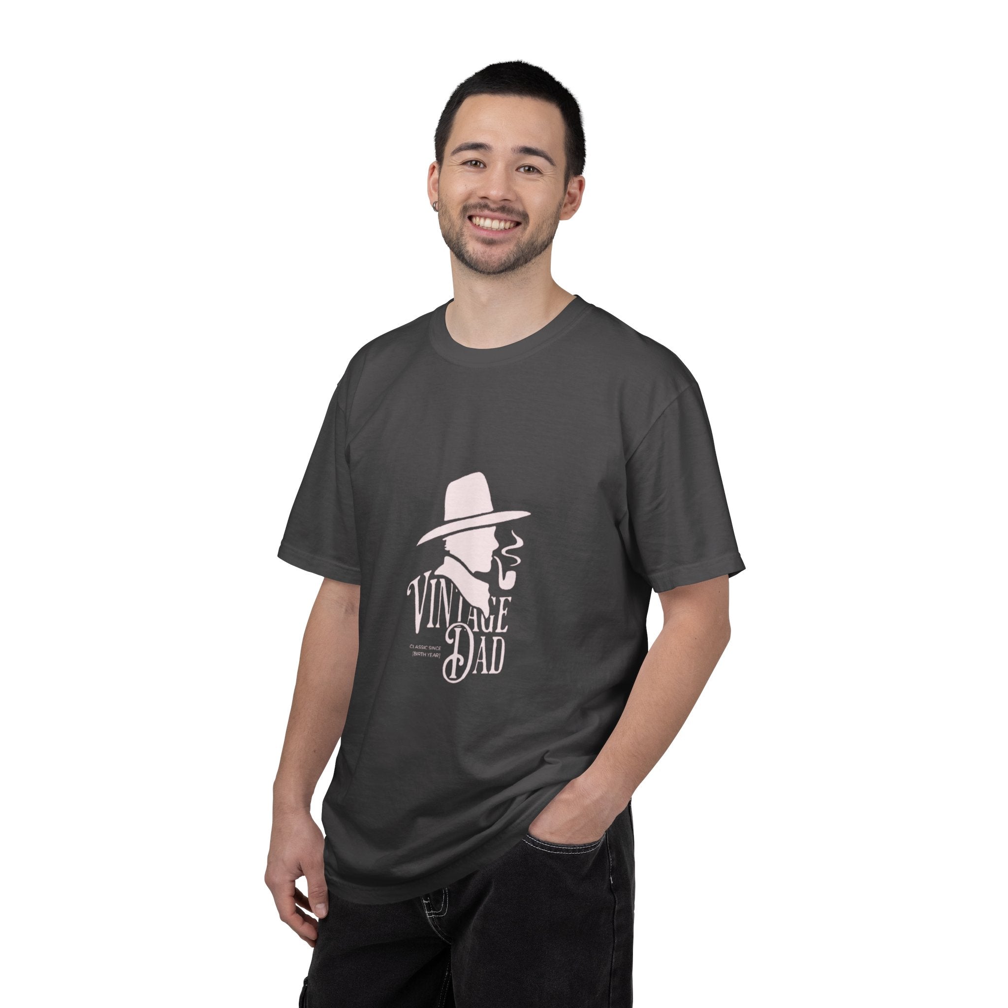 Vintage Dad graphic tee | Retro hat & pipe design