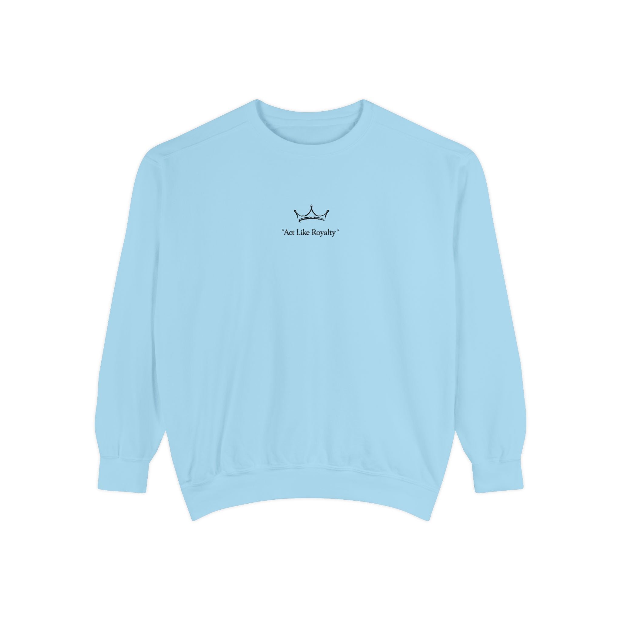 Minimal Sailboat Crewneck Sweatshirt — 'Sail the Sea' Graphic