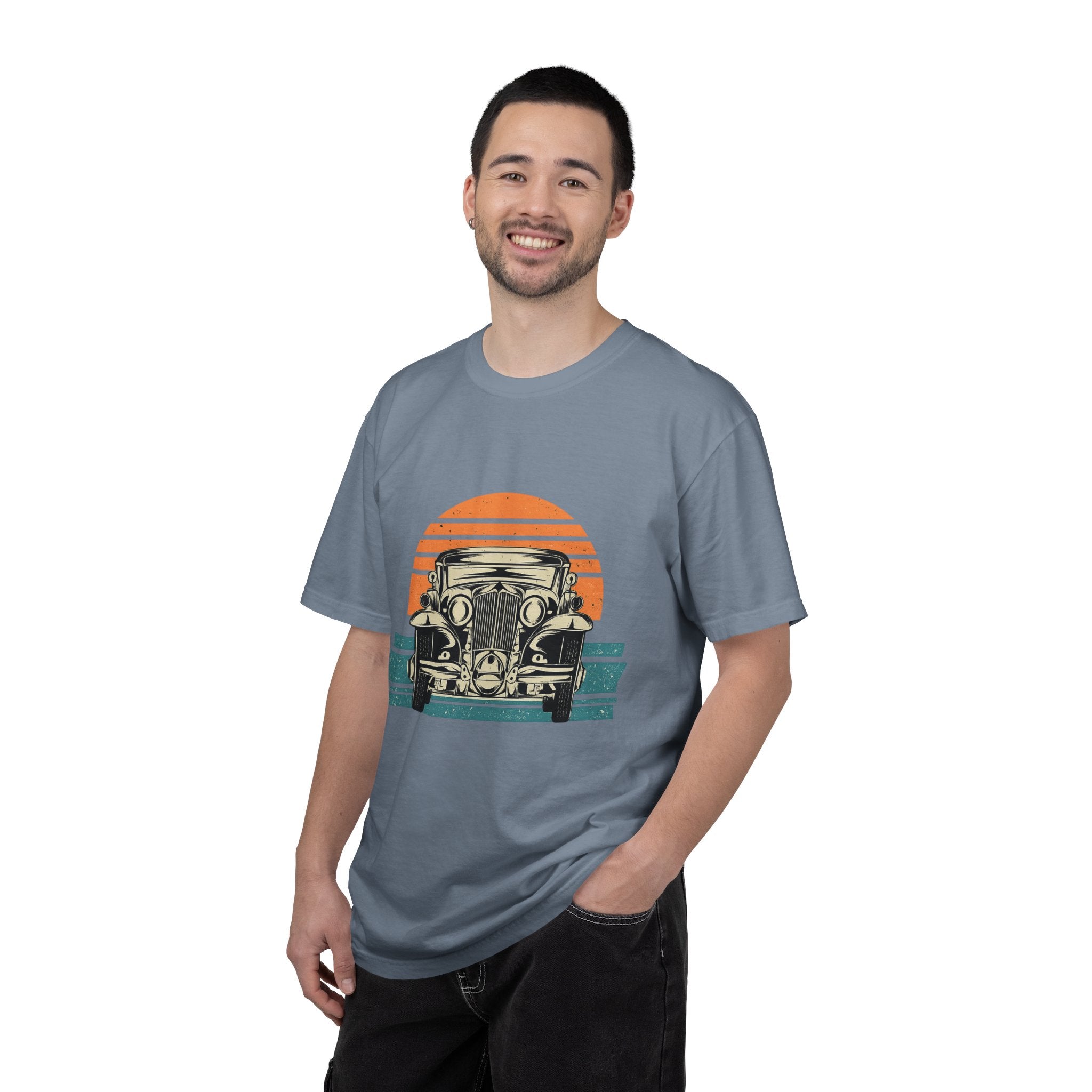 Vintage Car Sunset T-Shirt