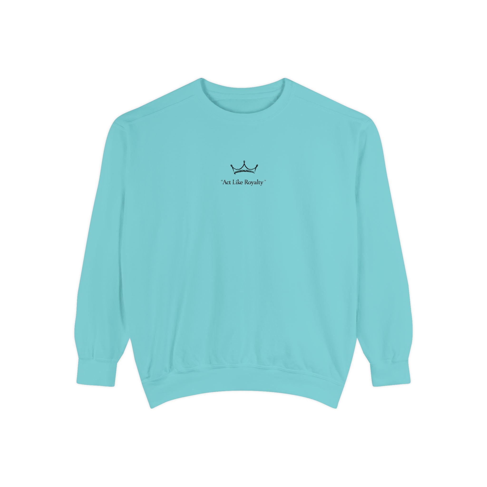 Minimal Sailboat Crewneck Sweatshirt — 'Sail the Sea' Graphic