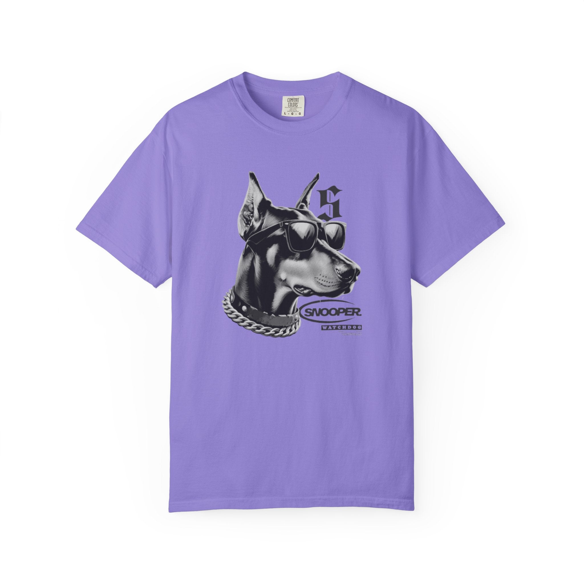 Doberman Sunglasses Graphic T-Shirt — "Snooper" Streetwear Tee
