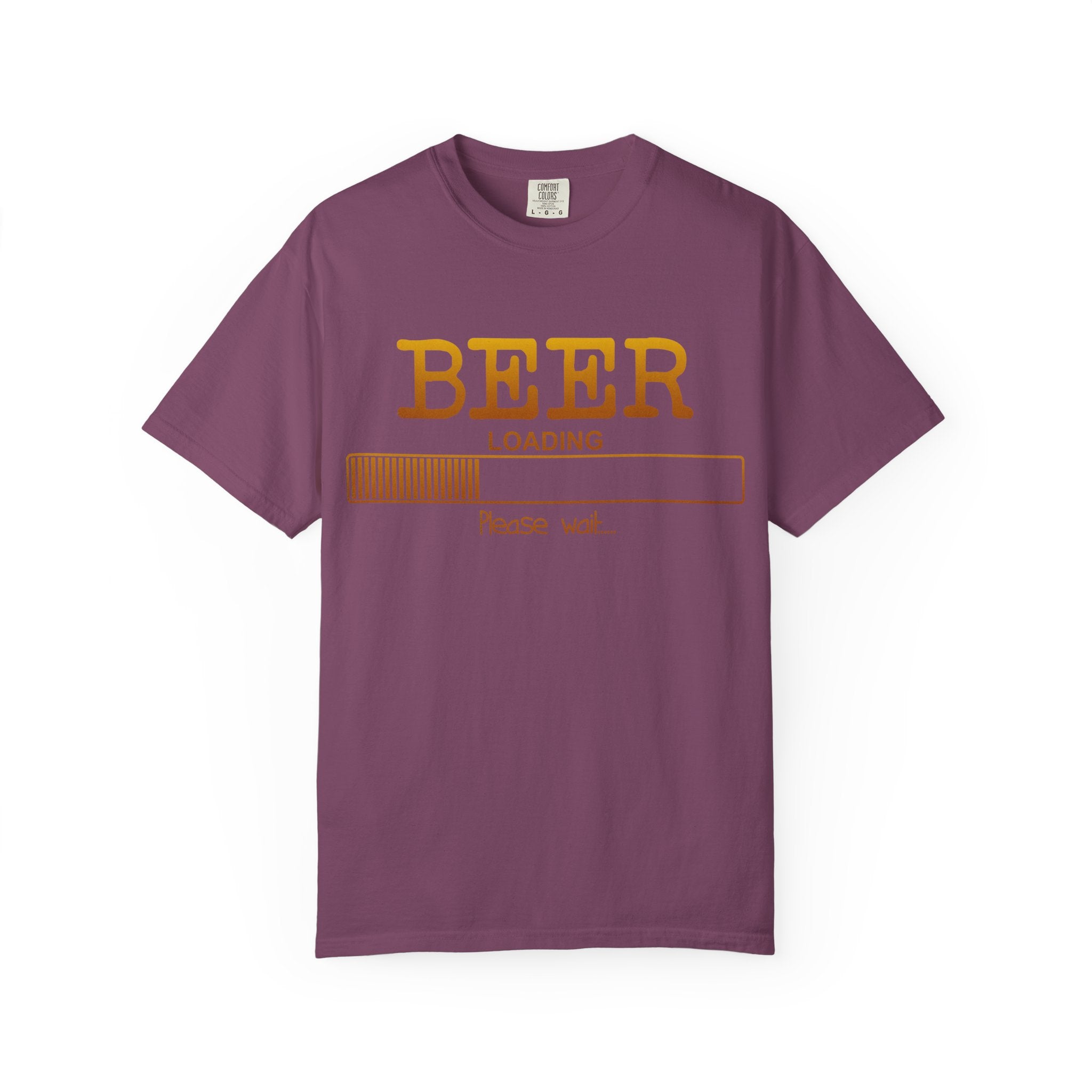 Beer Loading T‑Shirt — Funny 'Please Wait' Drinking Tee