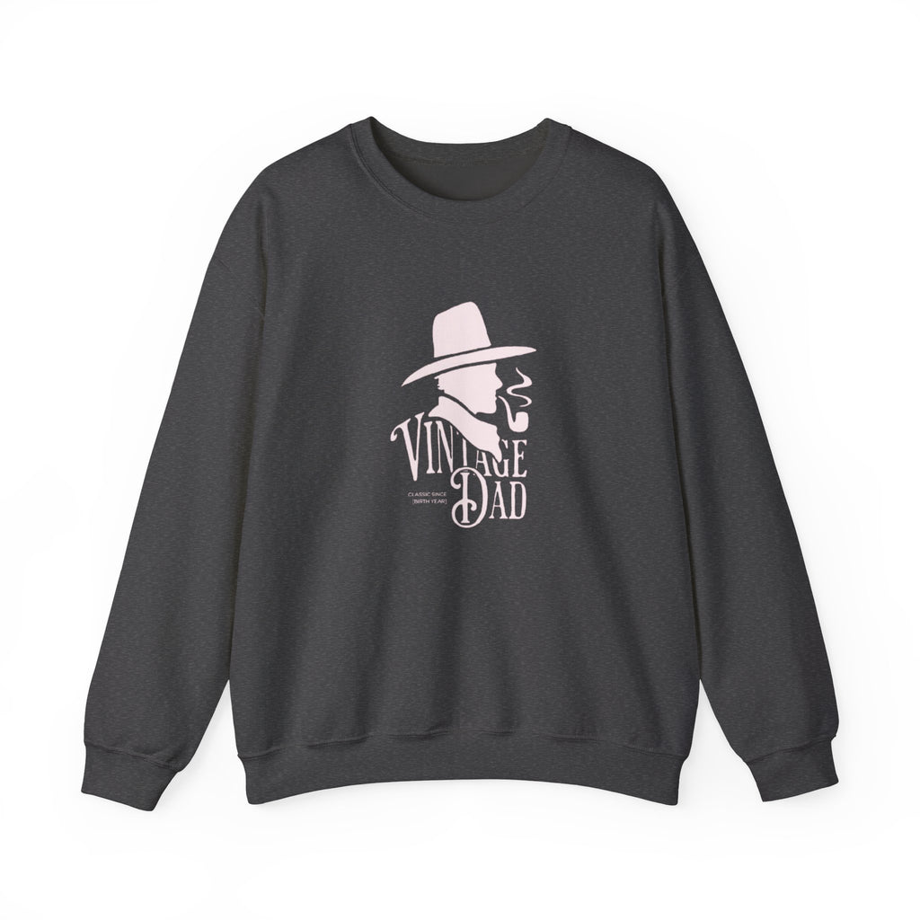 Crewneck Sweatshirt — Pink Cowboy Hat Graphic ‘Howdy’ Retro Western Pullover