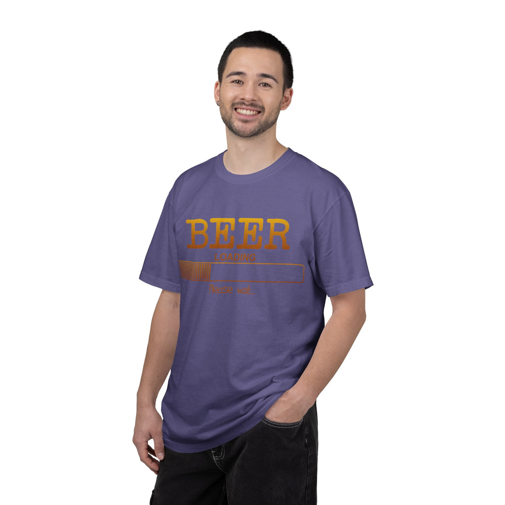Beer Loading T‑Shirt — Funny 'Please Wait' Drinking Tee