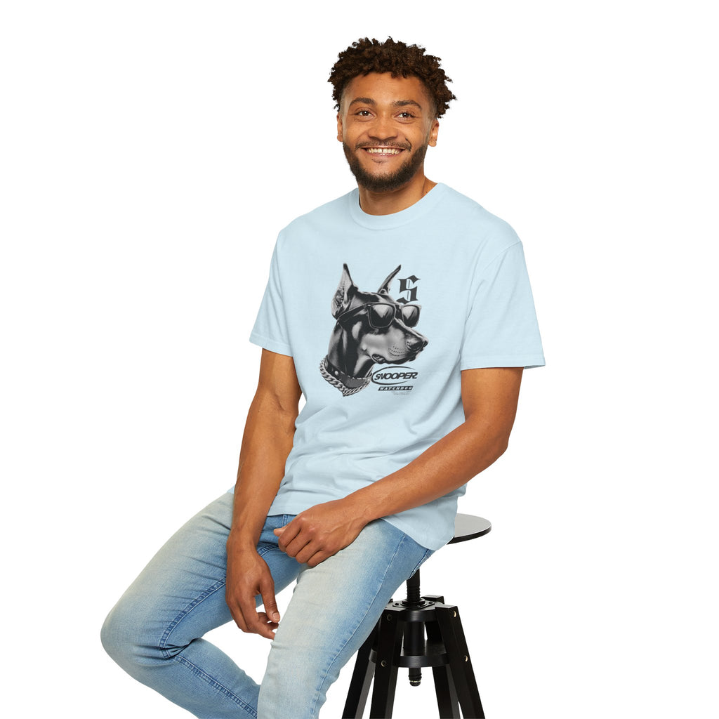 Doberman Sunglasses Graphic T-Shirt — "Snooper" Streetwear Tee