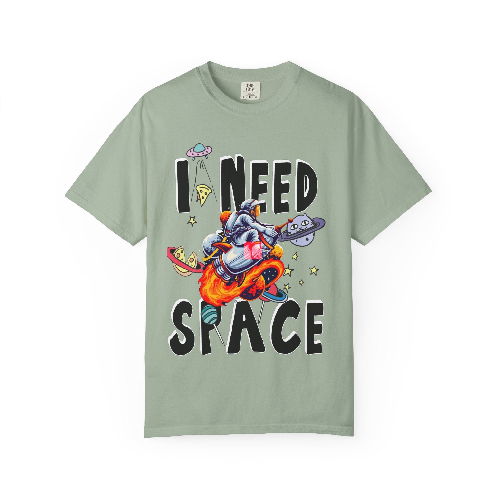 I Need Space T-Shirt — Funny Space Cartoon Astronaut Tee