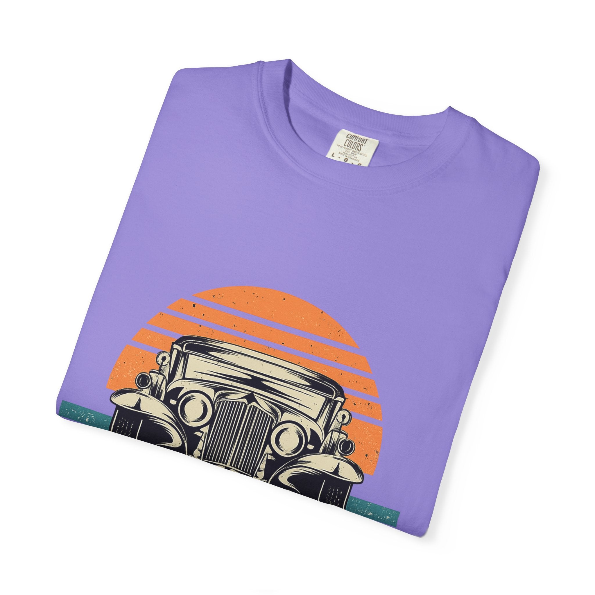 Vintage Car Sunset T-Shirt