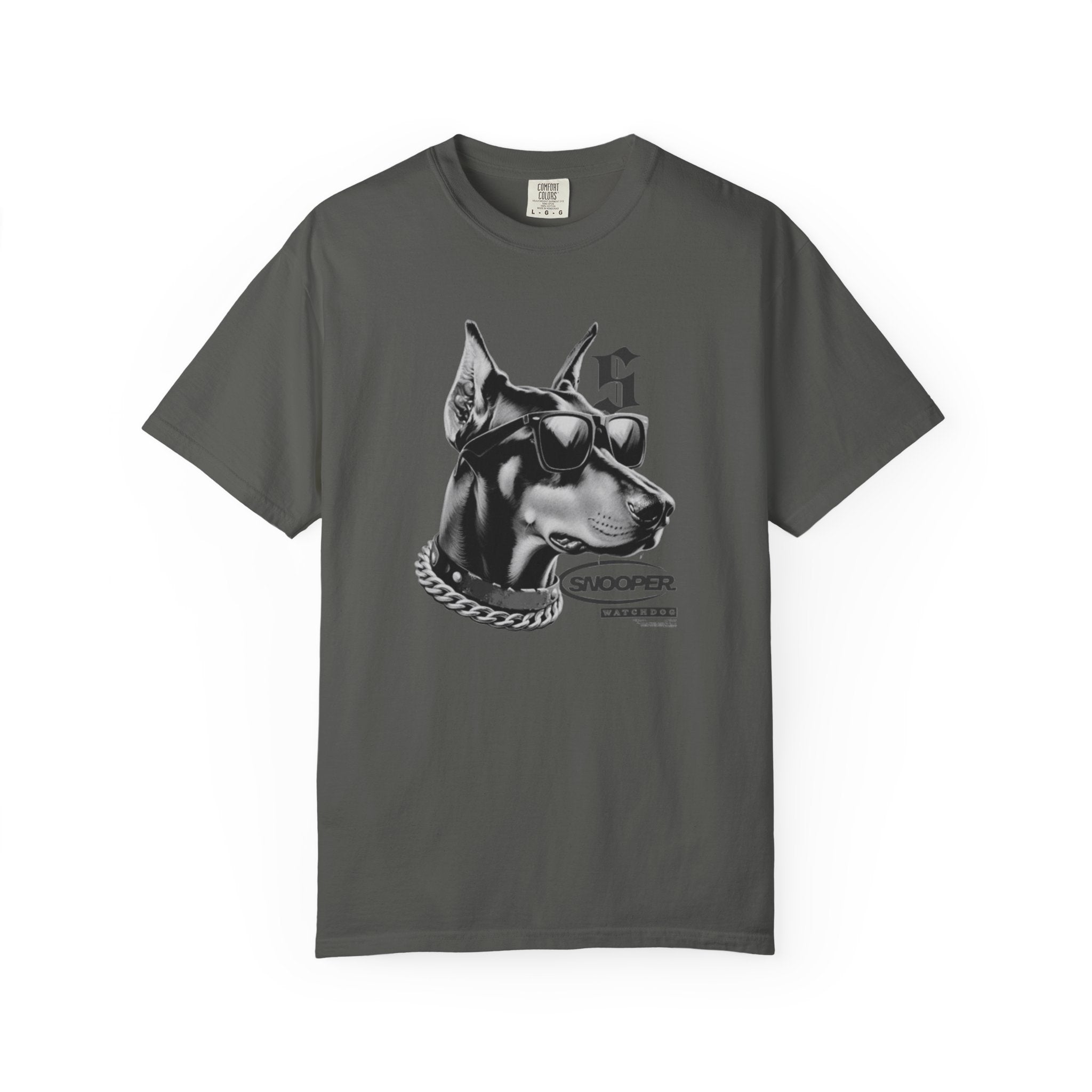 Doberman Sunglasses Graphic T-Shirt — "Snooper" Streetwear Tee