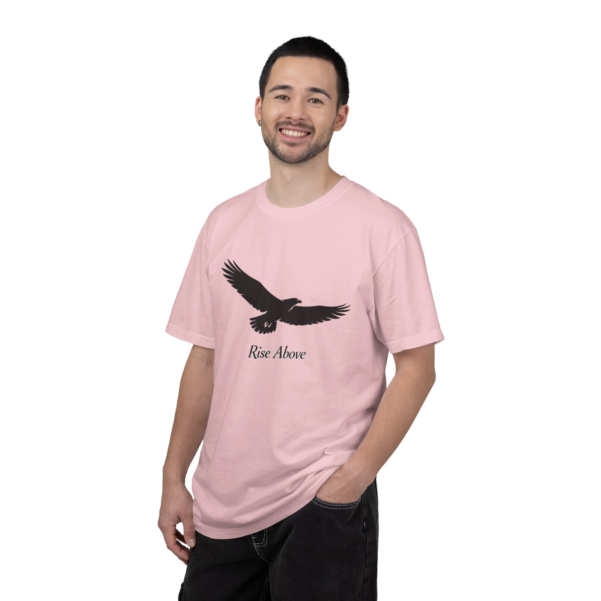 Rise Above Eagle T-Shirt — Inspirational Eagle Graphic Tee