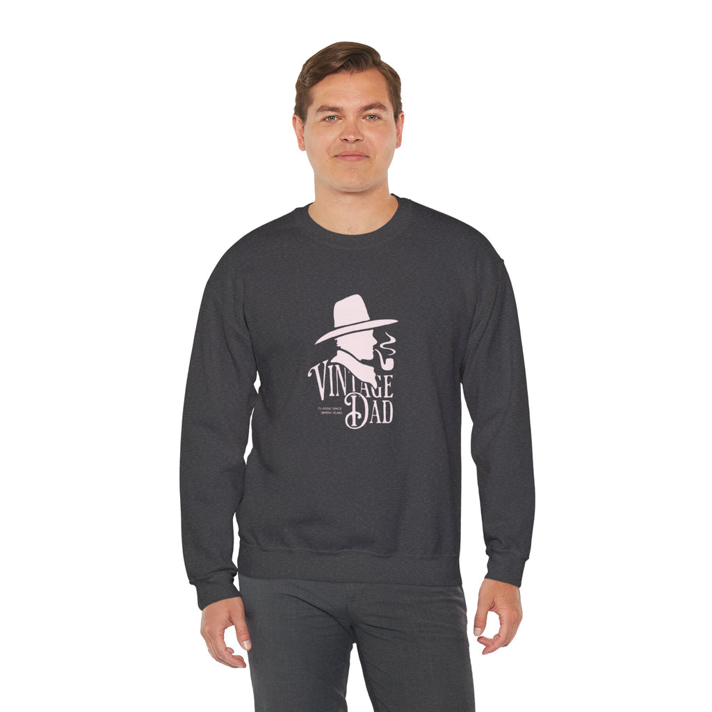 Crewneck Sweatshirt — Pink Cowboy Hat Graphic ‘Howdy’ Retro Western Pullover