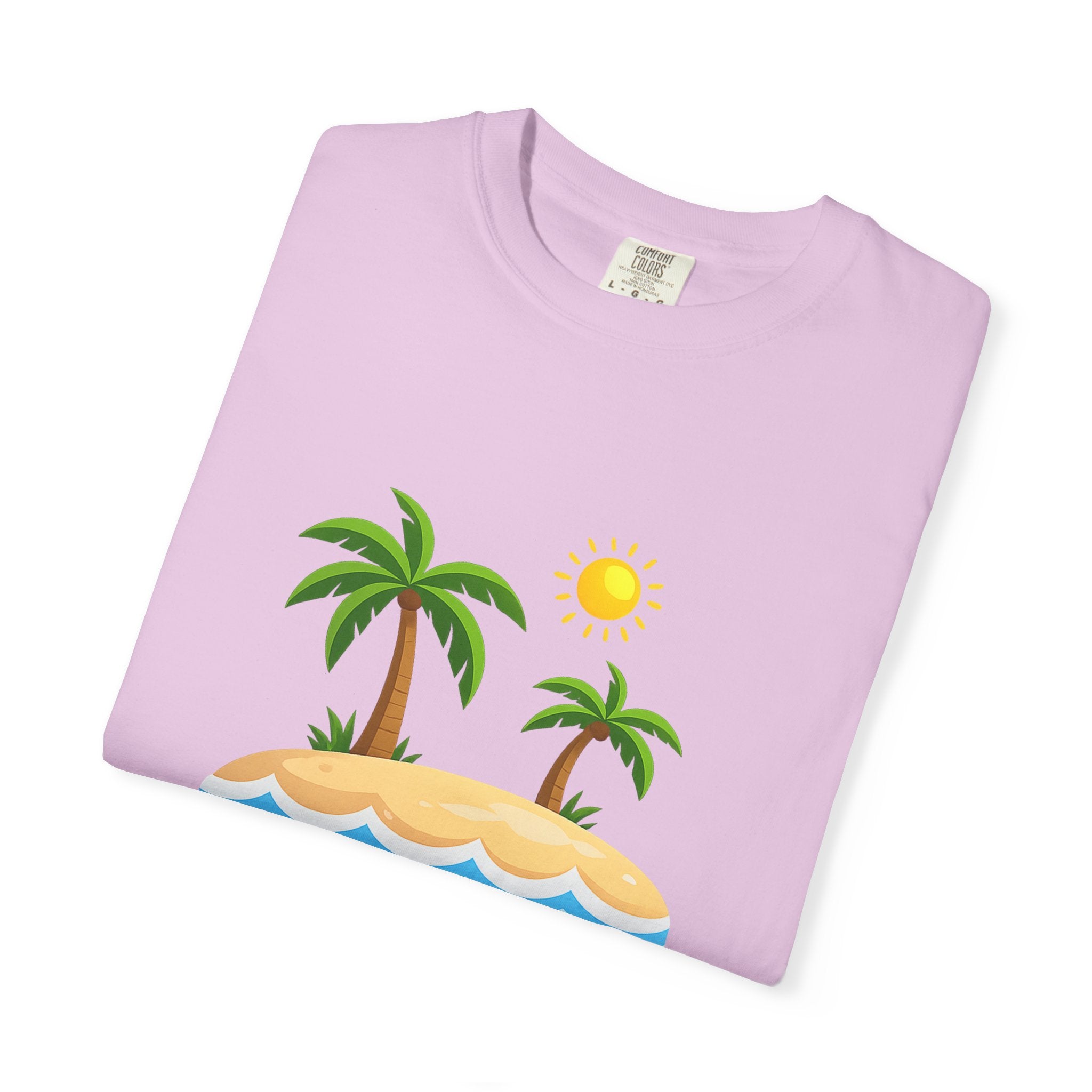 Island Paradise T-Shirt — Tropical Palm Tree Beach Graphic