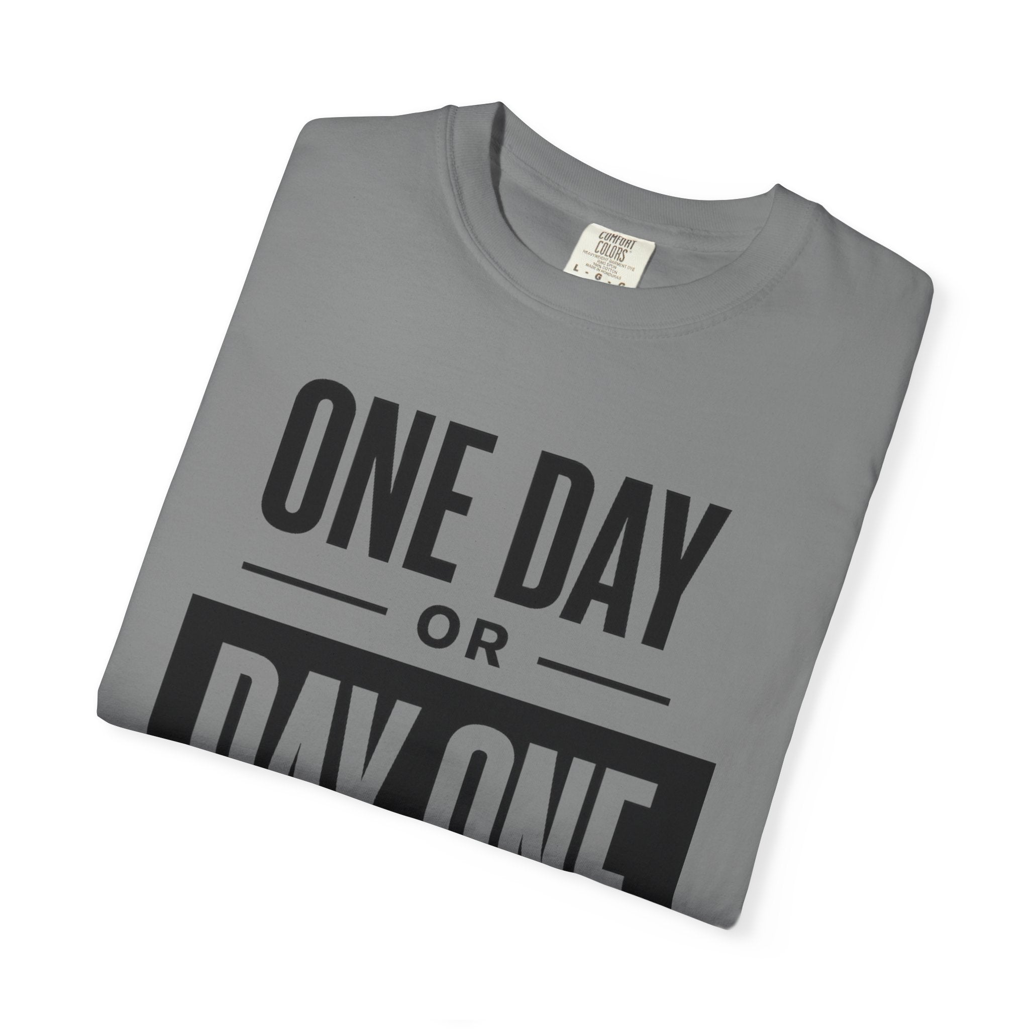 One Day or Day One Motivational T-Shirt