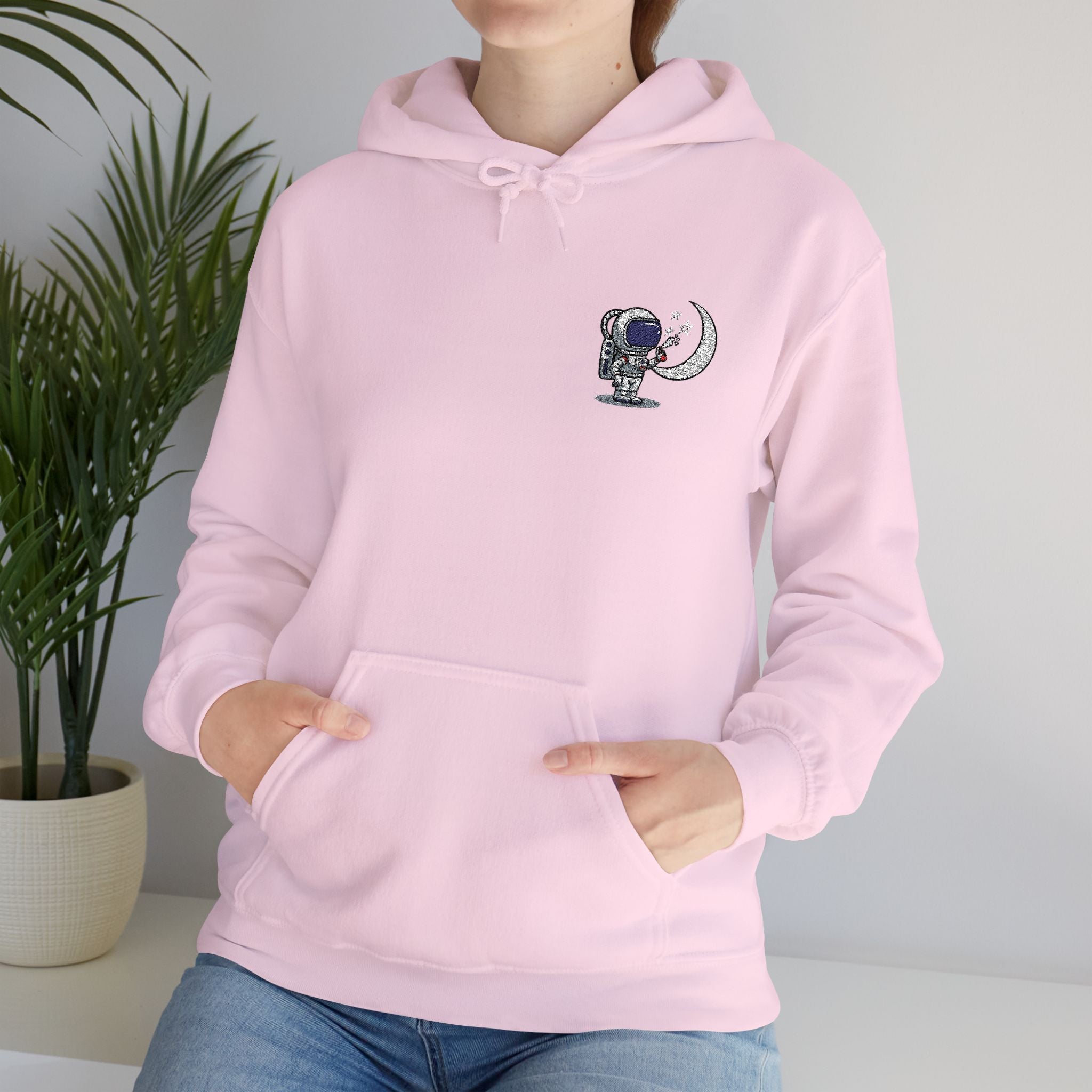 Skull Moon Hoodie — Gothic Night Sky Graphic Sweatshirt