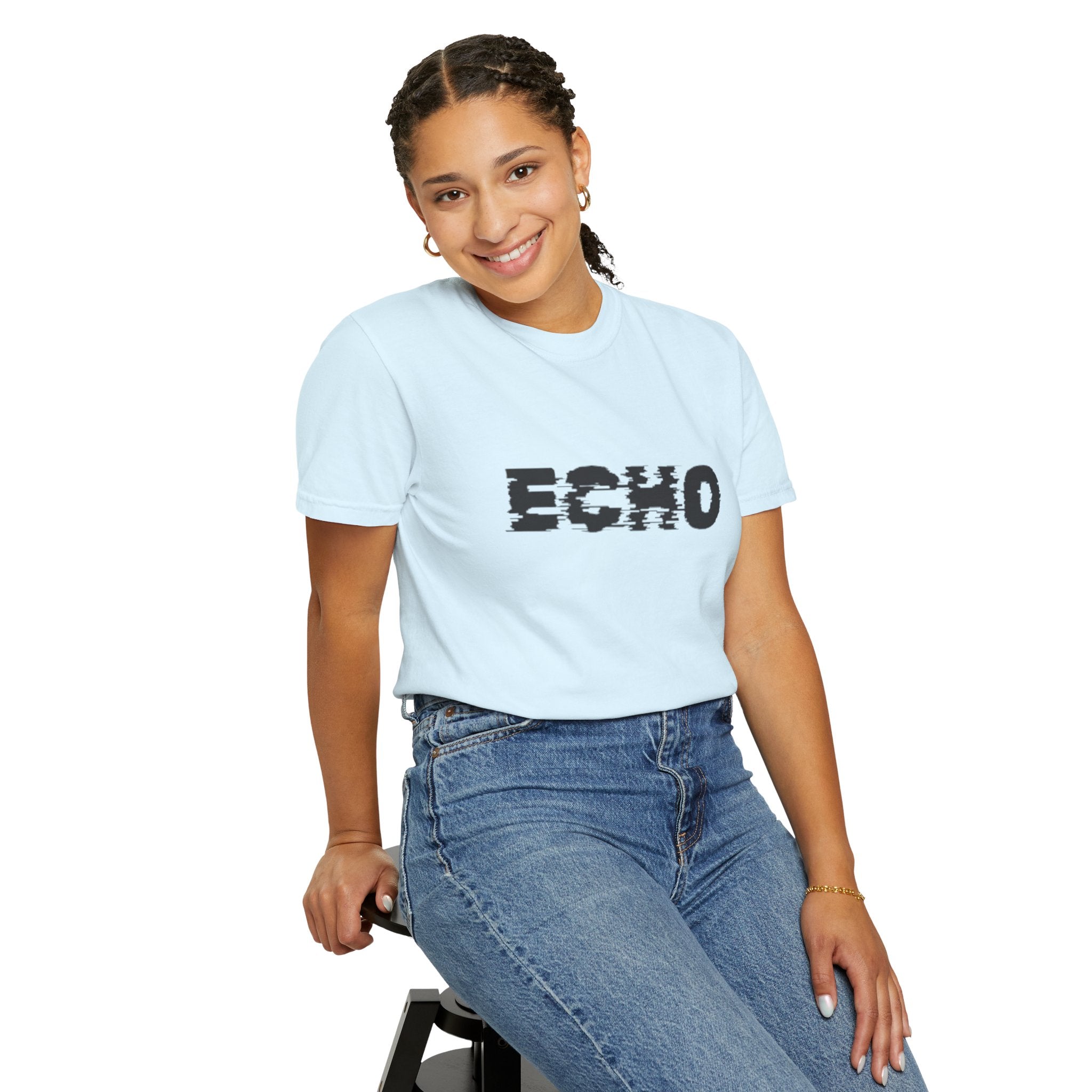 Echo Distorted Logo T-Shirt