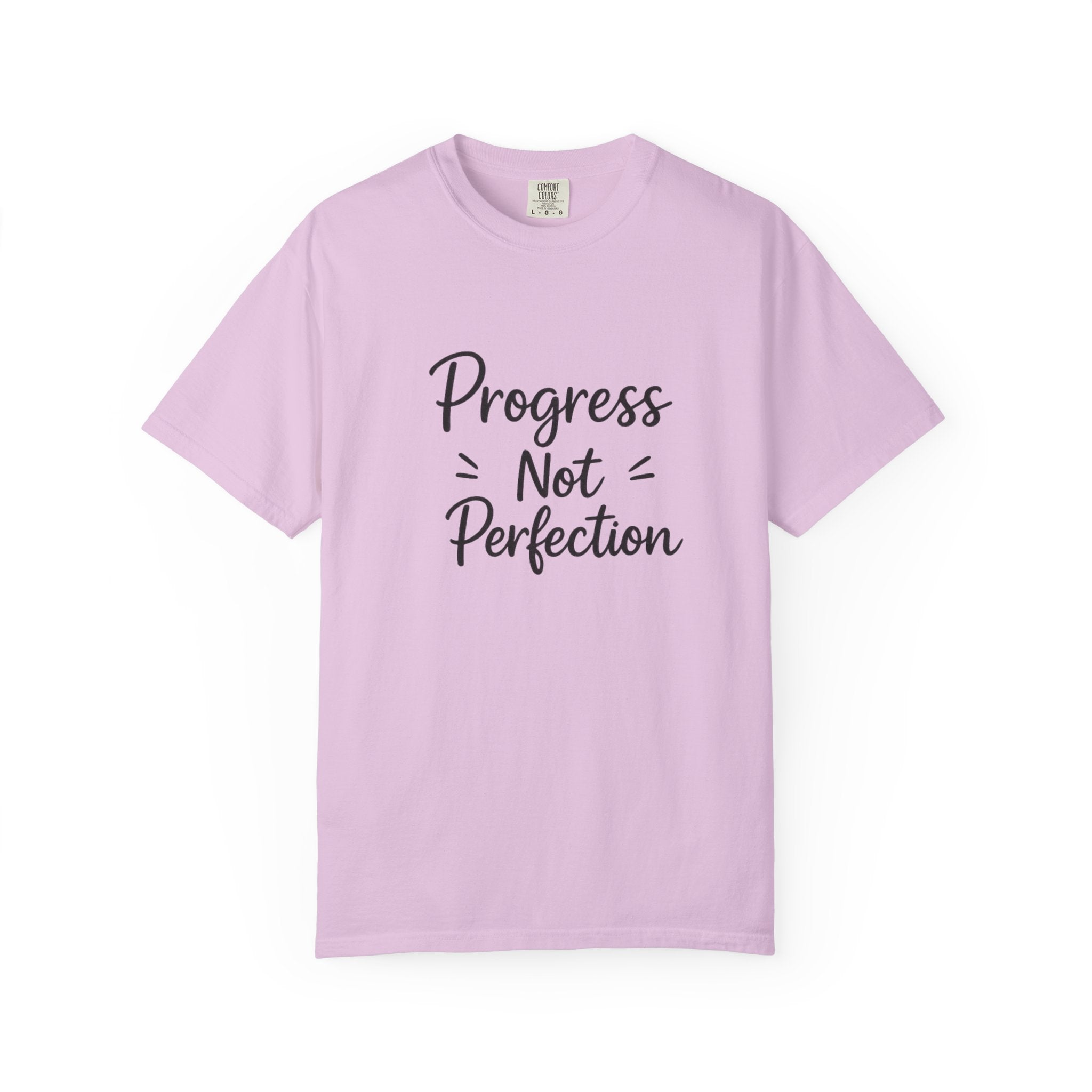 T-Shirt — "Progress Not Perfection" Inspirational Graphic Tee