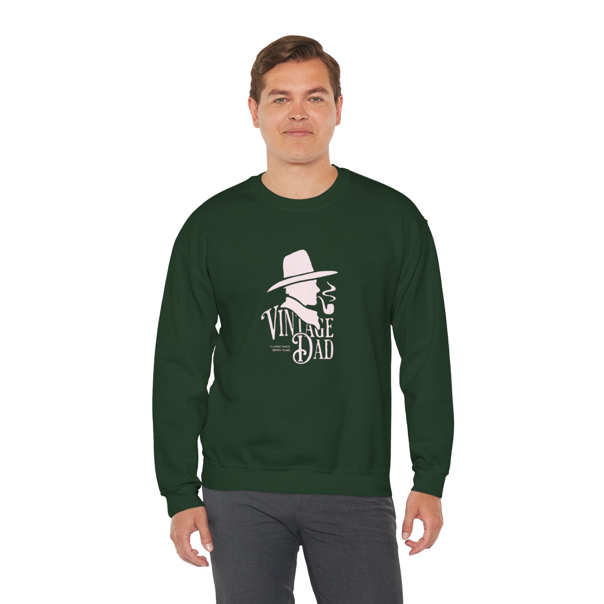 Crewneck Sweatshirt — Pink Cowboy Hat Graphic ‘Howdy’ Retro Western Pullover