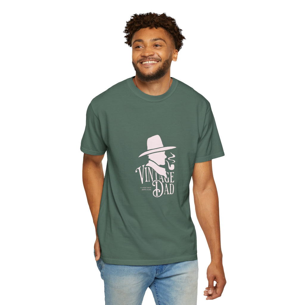 Vintage Dad graphic tee | Retro hat & pipe design