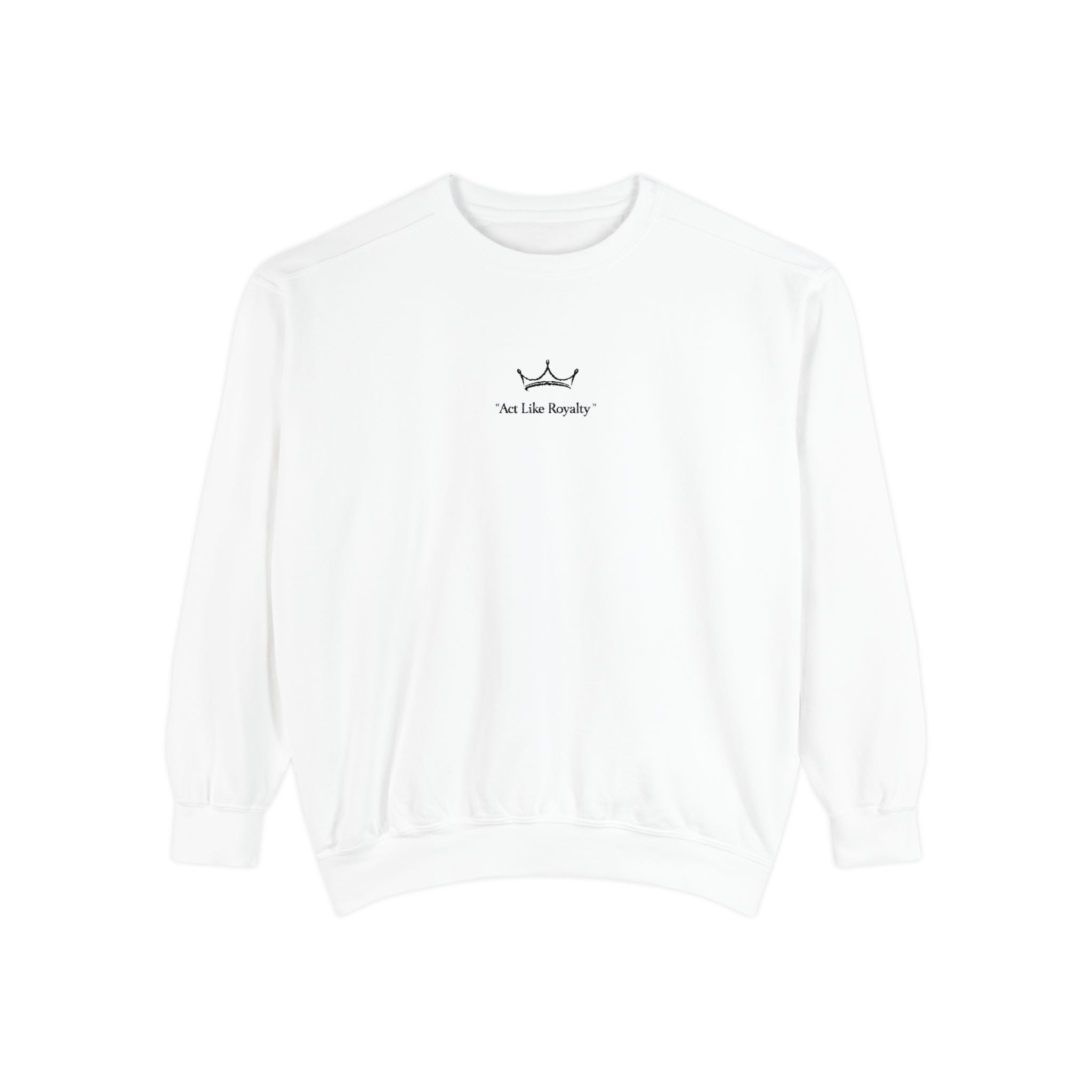 Minimal Sailboat Crewneck Sweatshirt — 'Sail the Sea' Graphic