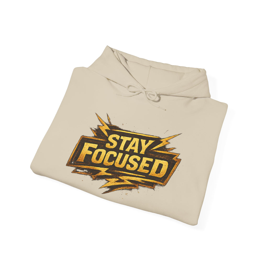 Stay Focused Hoodie — Motivational Graphic Pullover