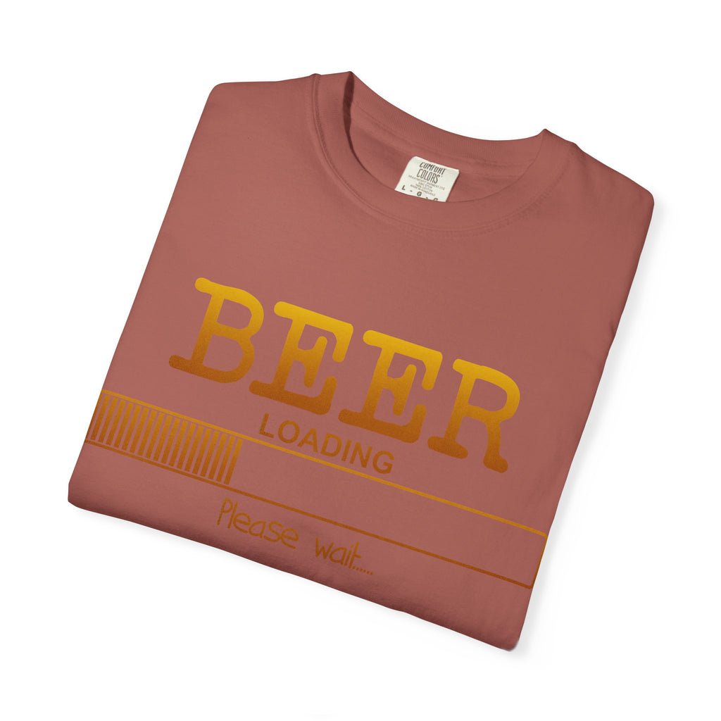 Beer Loading T‑Shirt — Funny 'Please Wait' Drinking Tee