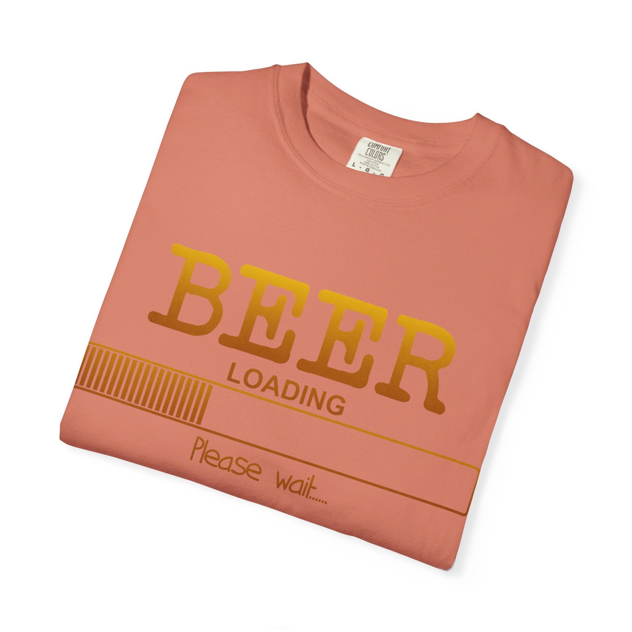 Beer Loading T‑Shirt — Funny 'Please Wait' Drinking Tee