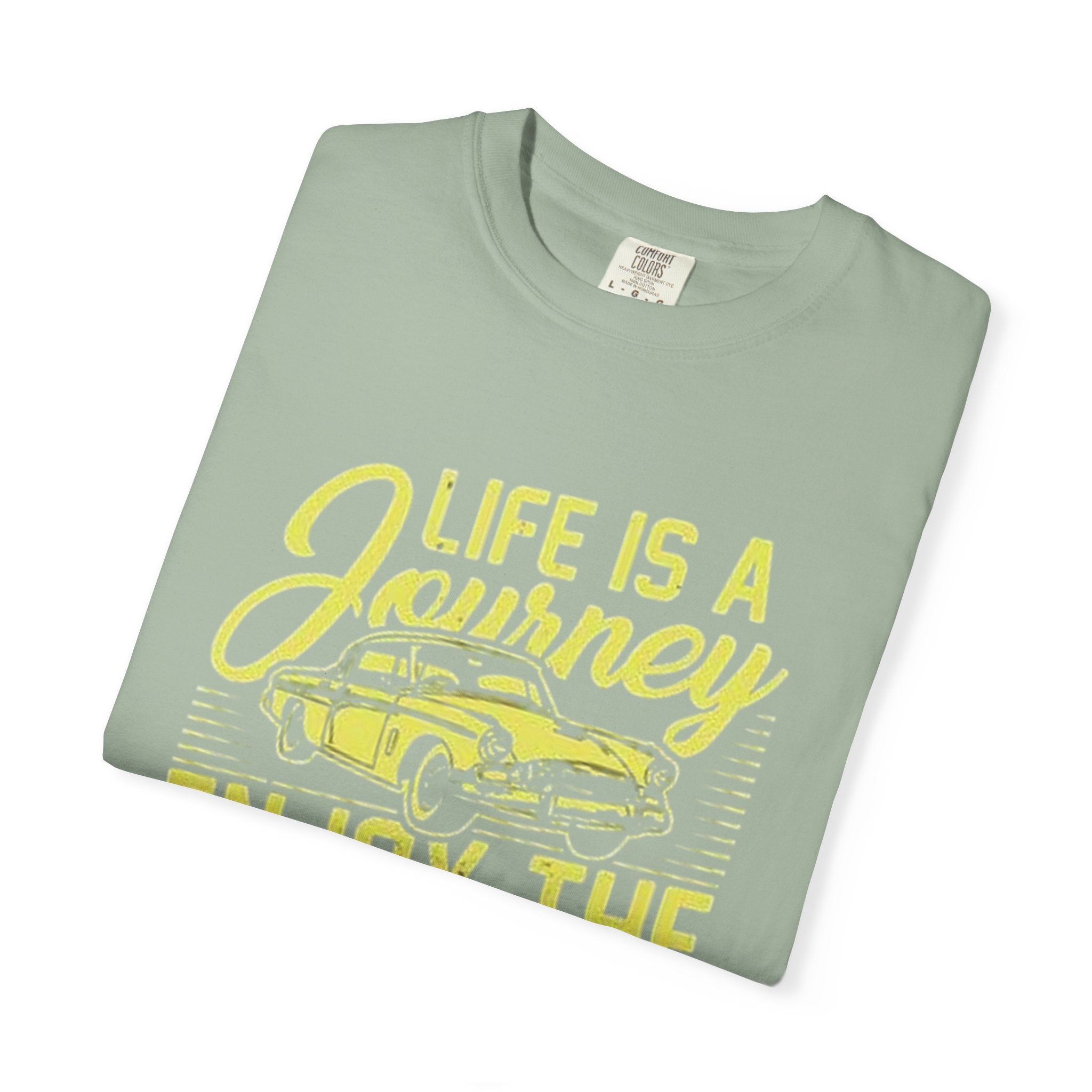 Enjoy The Ride T-Shirt — 'Life Is A Journey' Vintage Car Tee