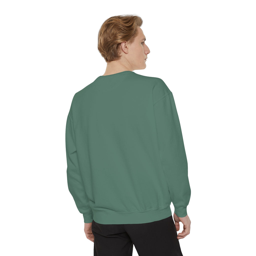 Minimal Sailboat Crewneck Sweatshirt — 'Sail the Sea' Graphic